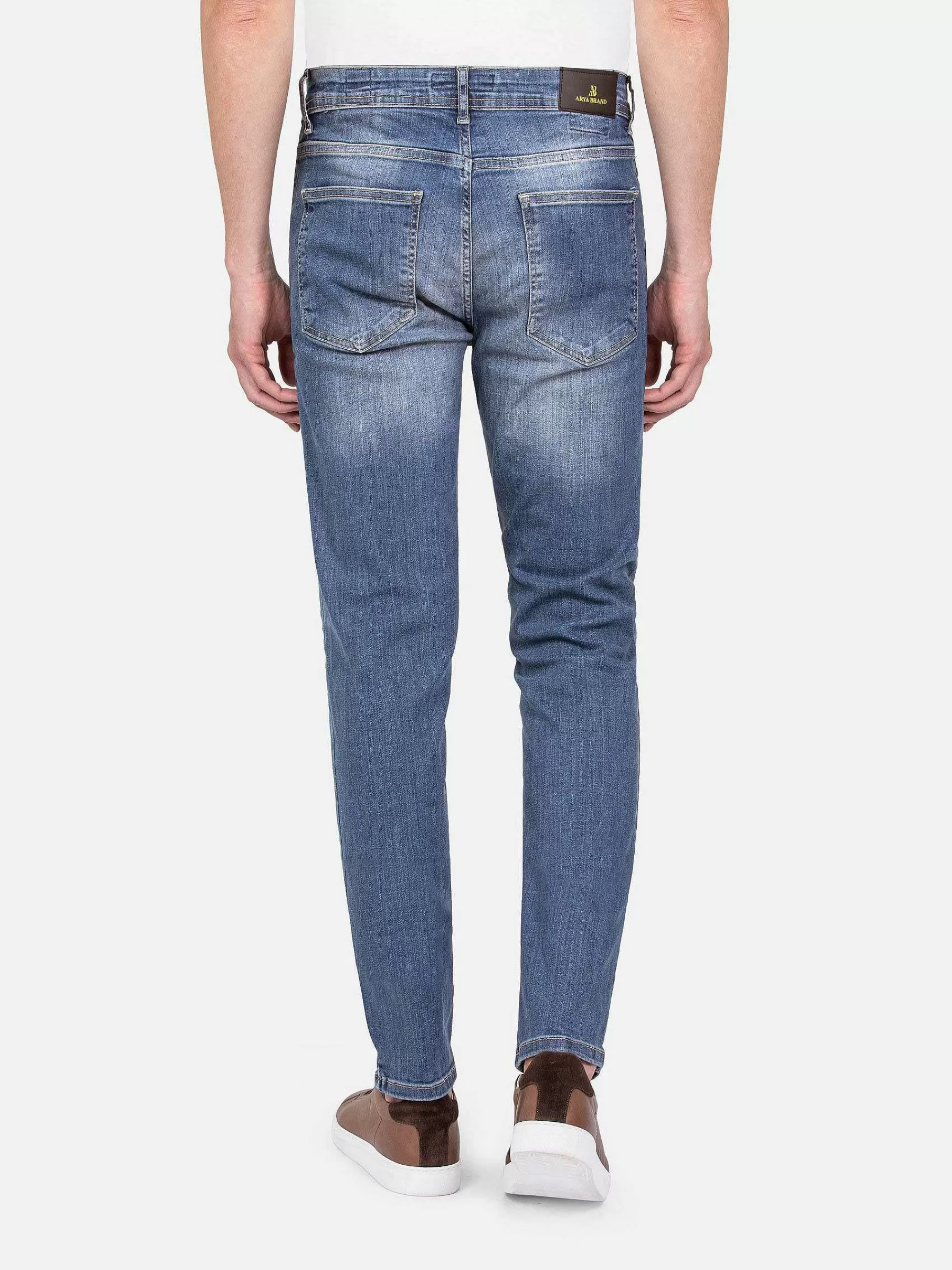 Wam Denim Jeans<Albaric Faded Slim Fit Light Navy Jeans