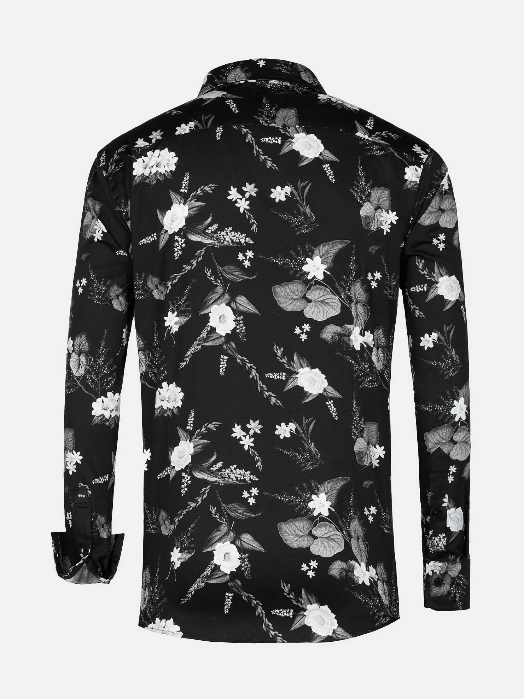 Wam Denim Overhemd Lange Mouwen<Astoria Floral Black Overhemd Lange Mouw