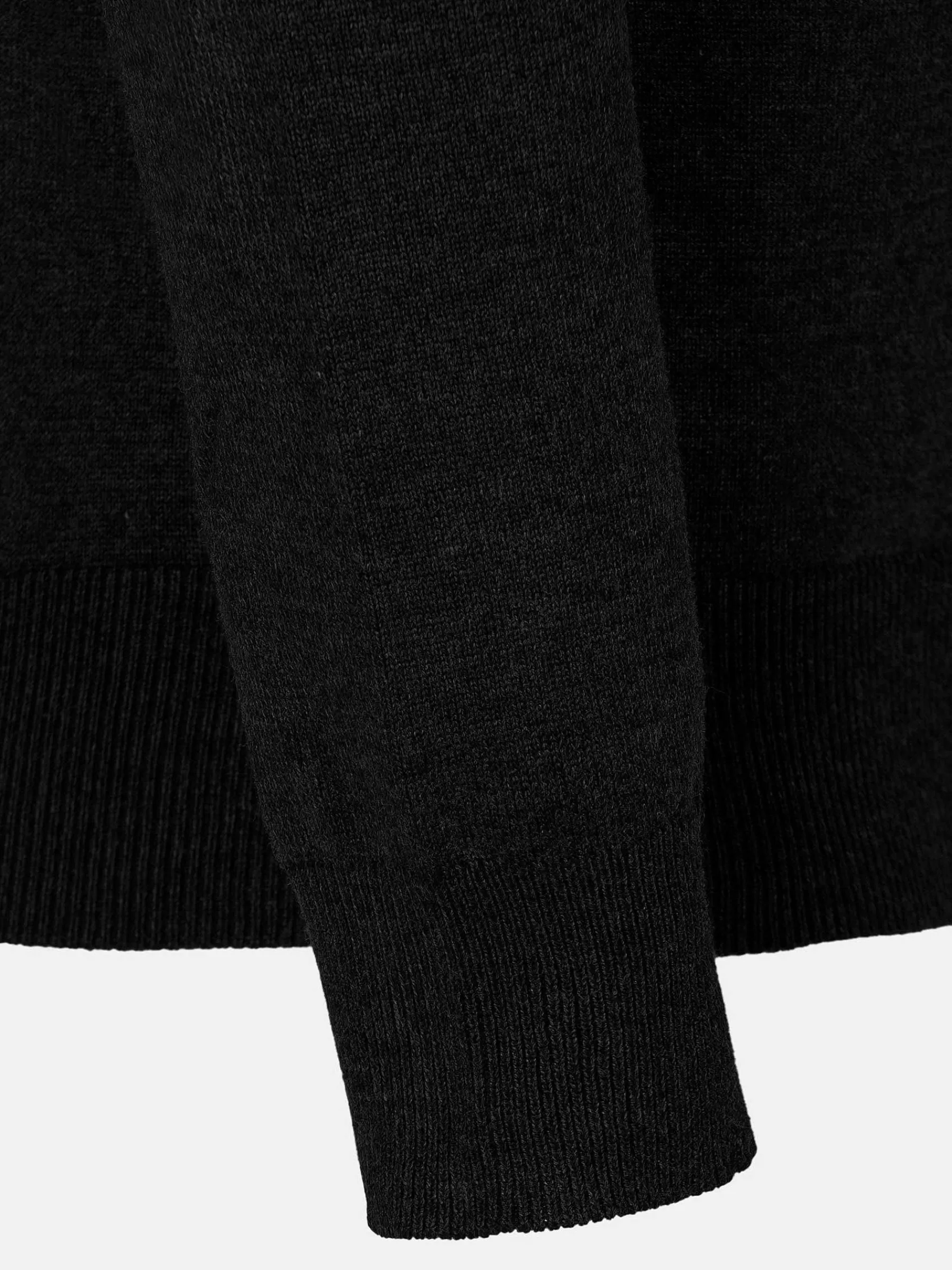 Wam Denim Sweaters<Athens V-Neck Black Sweater