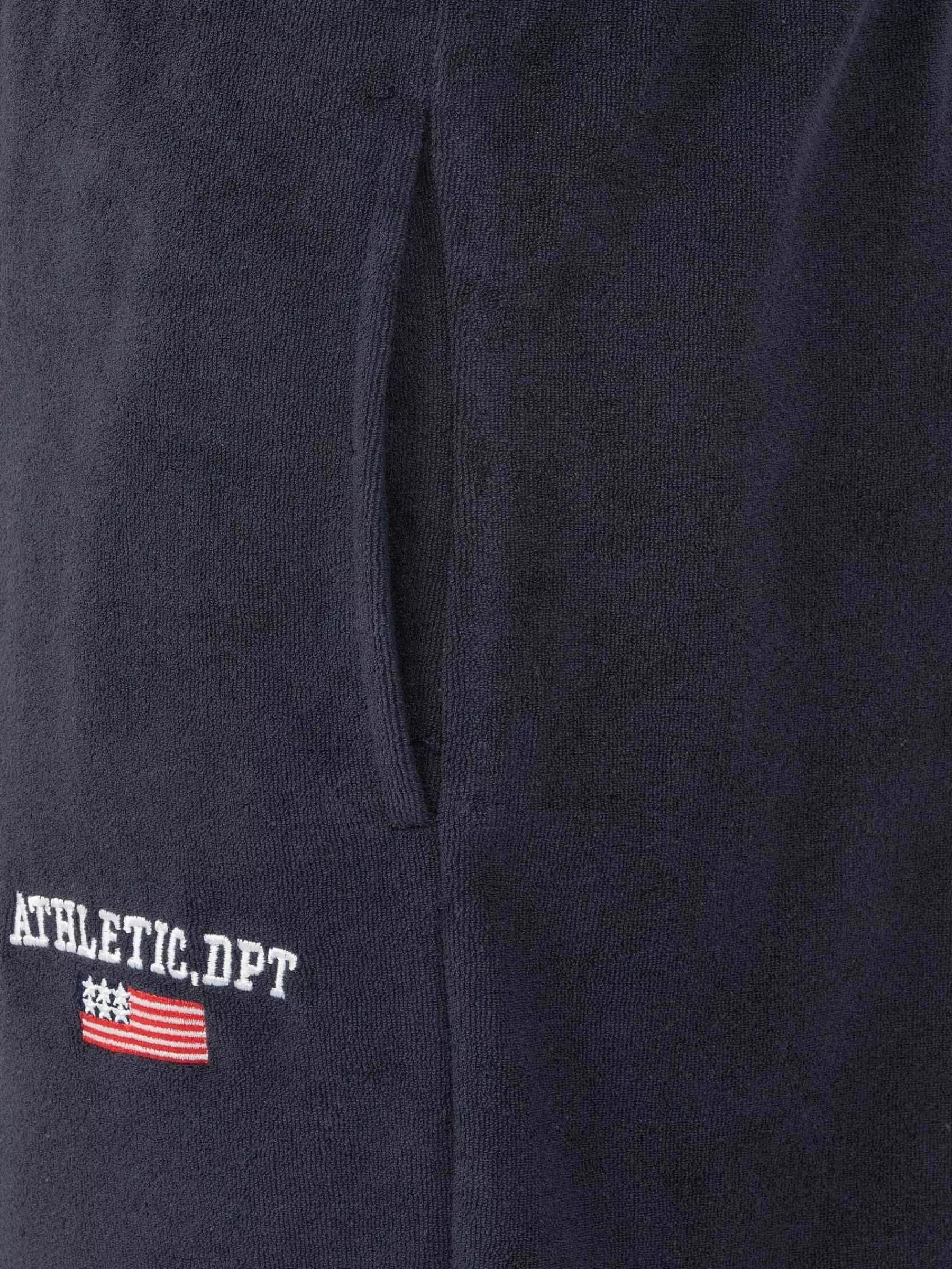 Wam Denim Sweaters<Avery Stretched Navy Hoodie Shorts Set