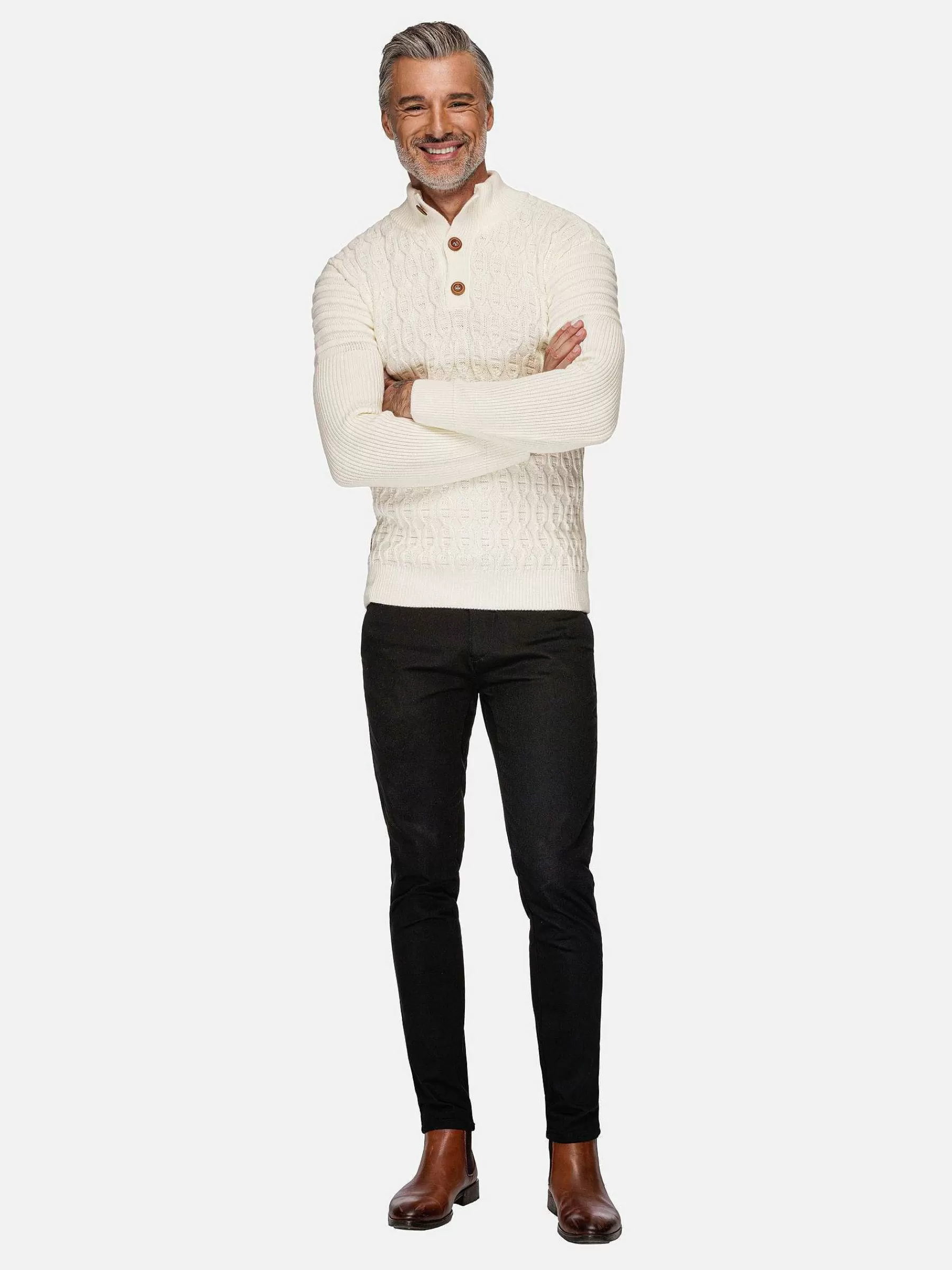 Wam Denim Truien<Avon Off White Pattern Truien