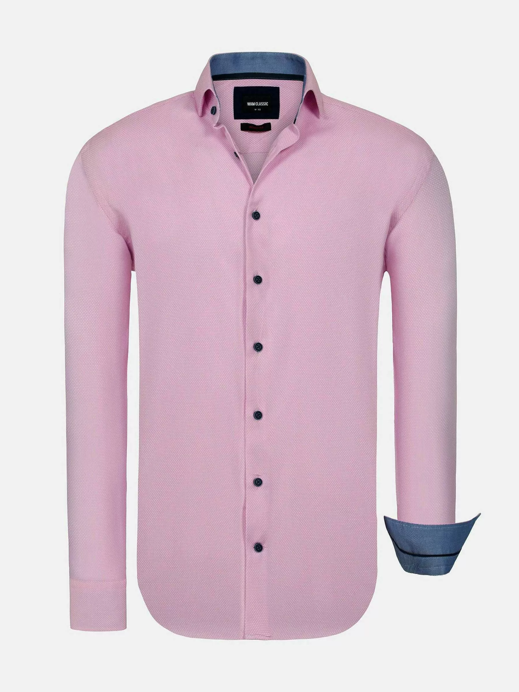 Wam Denim Overhemd Lange Mouwen<Bentley Regular Fit Pink Overhemd