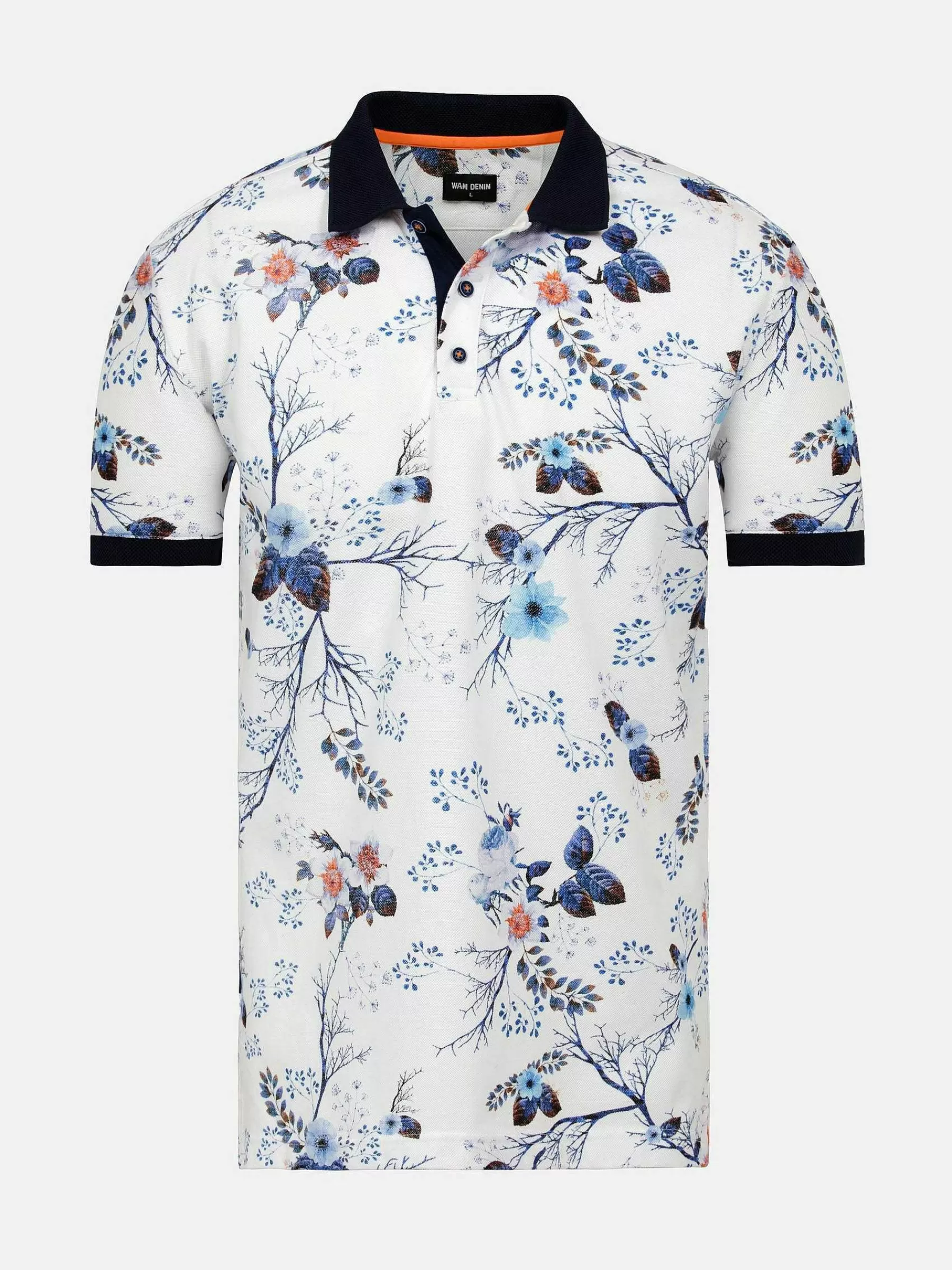 Wam Denim Polo'S<Bosco White Polo