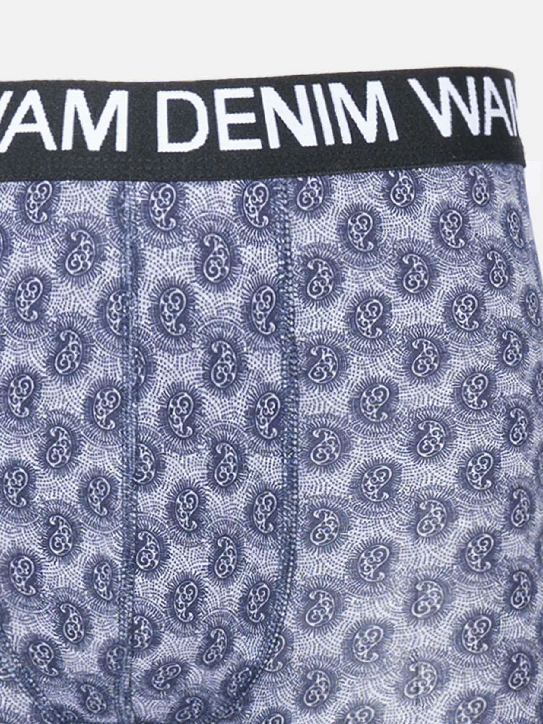 Wam Denim Boxershorts<Boxer 73006 Mabou Grey Dark Red