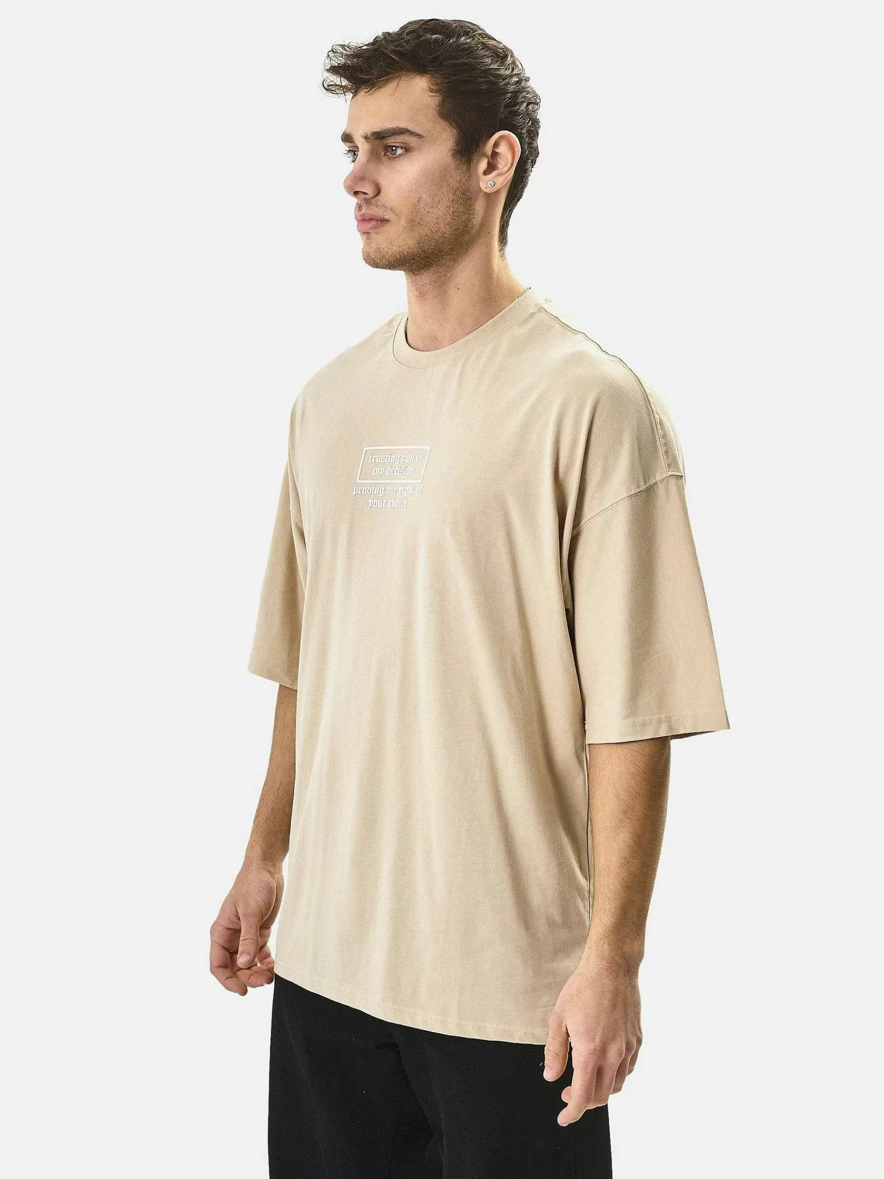 Wam Denim Streetwear<Braden Beige T-Shirt