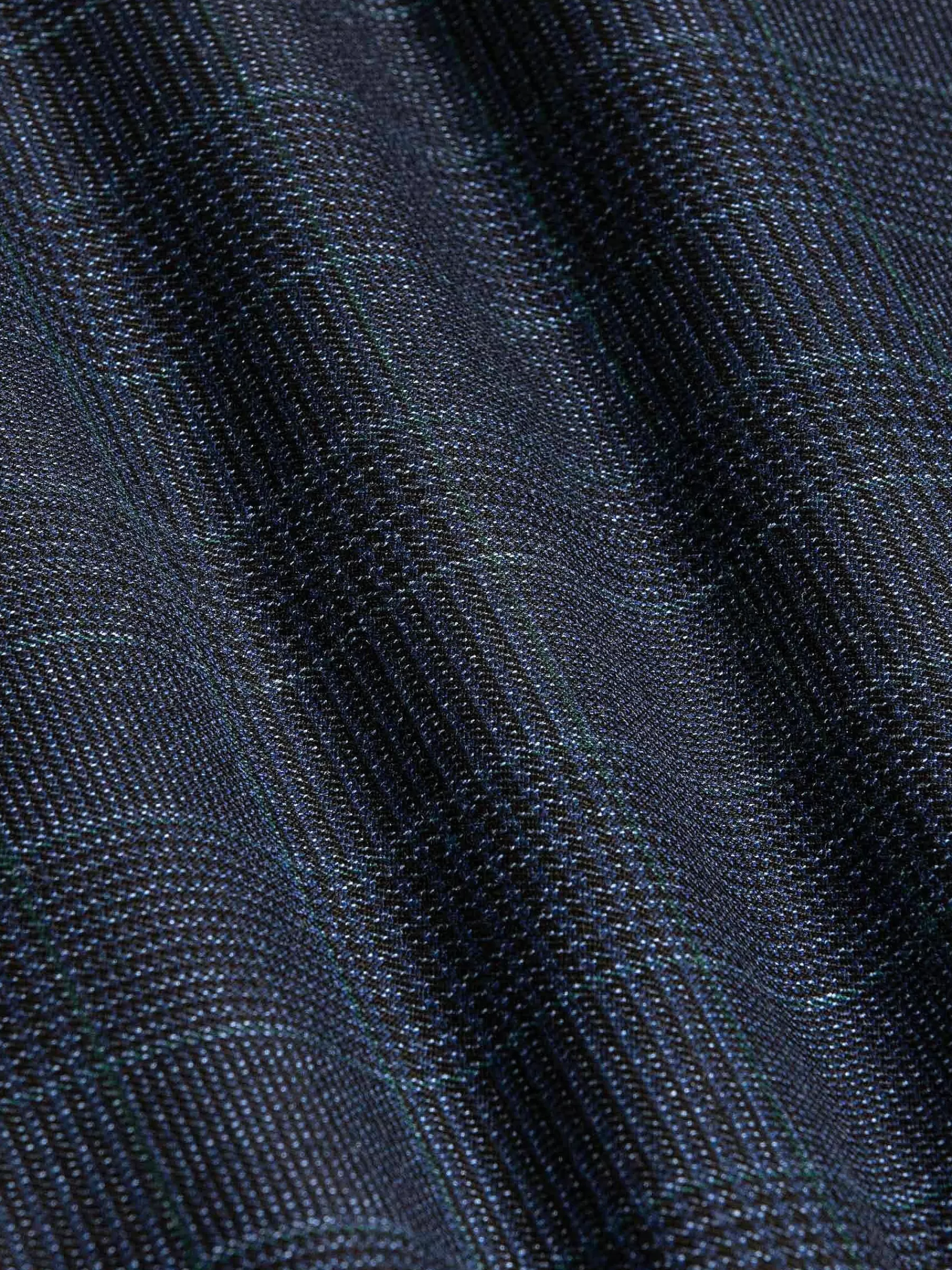 Wam Denim Colberts<Branco Micro Patterned Navy Blazer