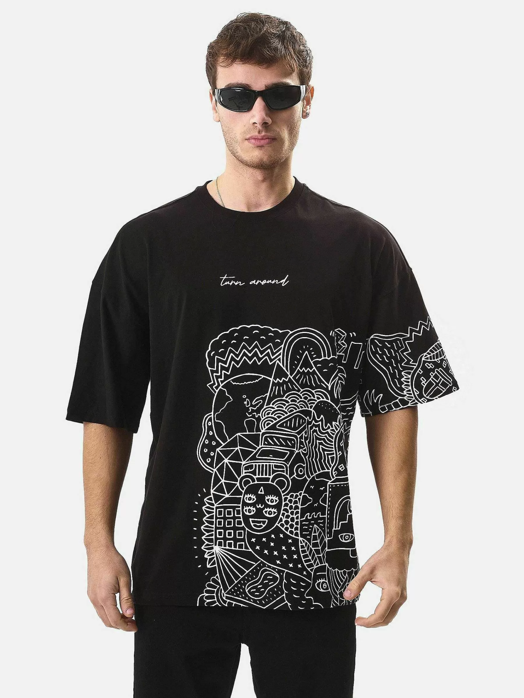 Wam Denim Streetwear<Brecken Black T-Shirt