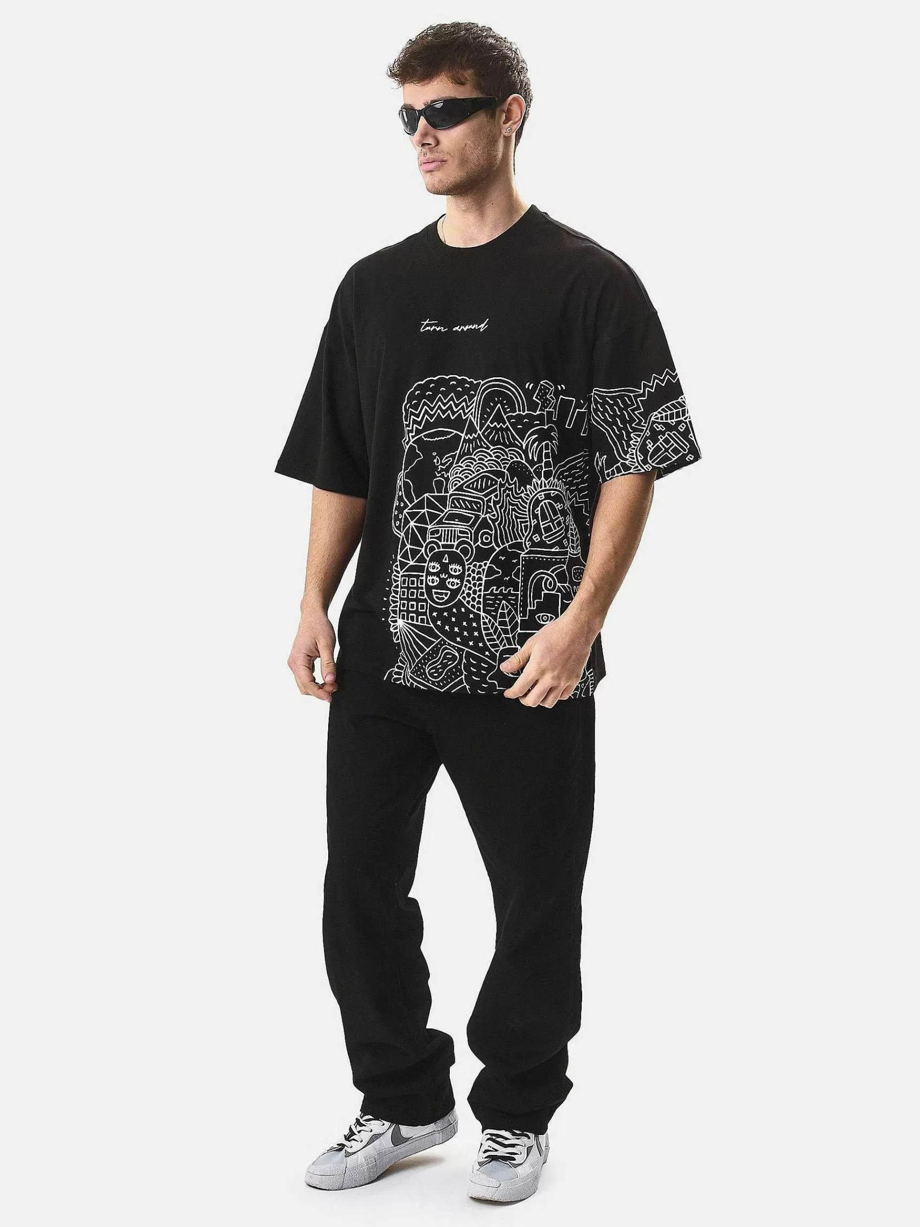 Wam Denim Streetwear<Brecken Black T-Shirt