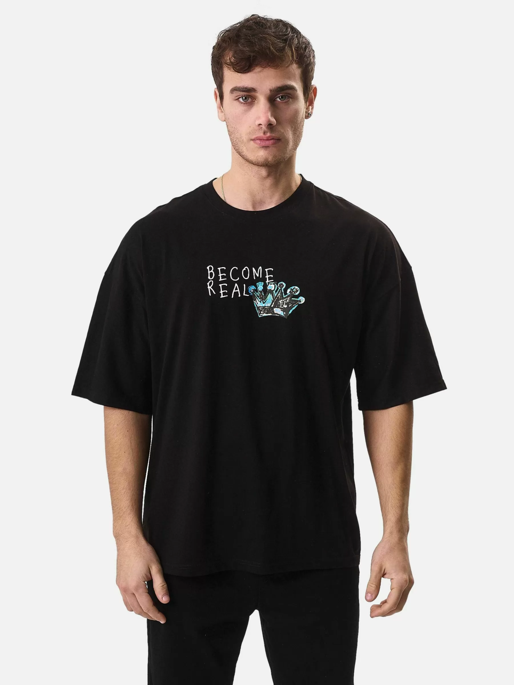 Wam Denim Streetwear<Brodie Black T-Shirt 1053
