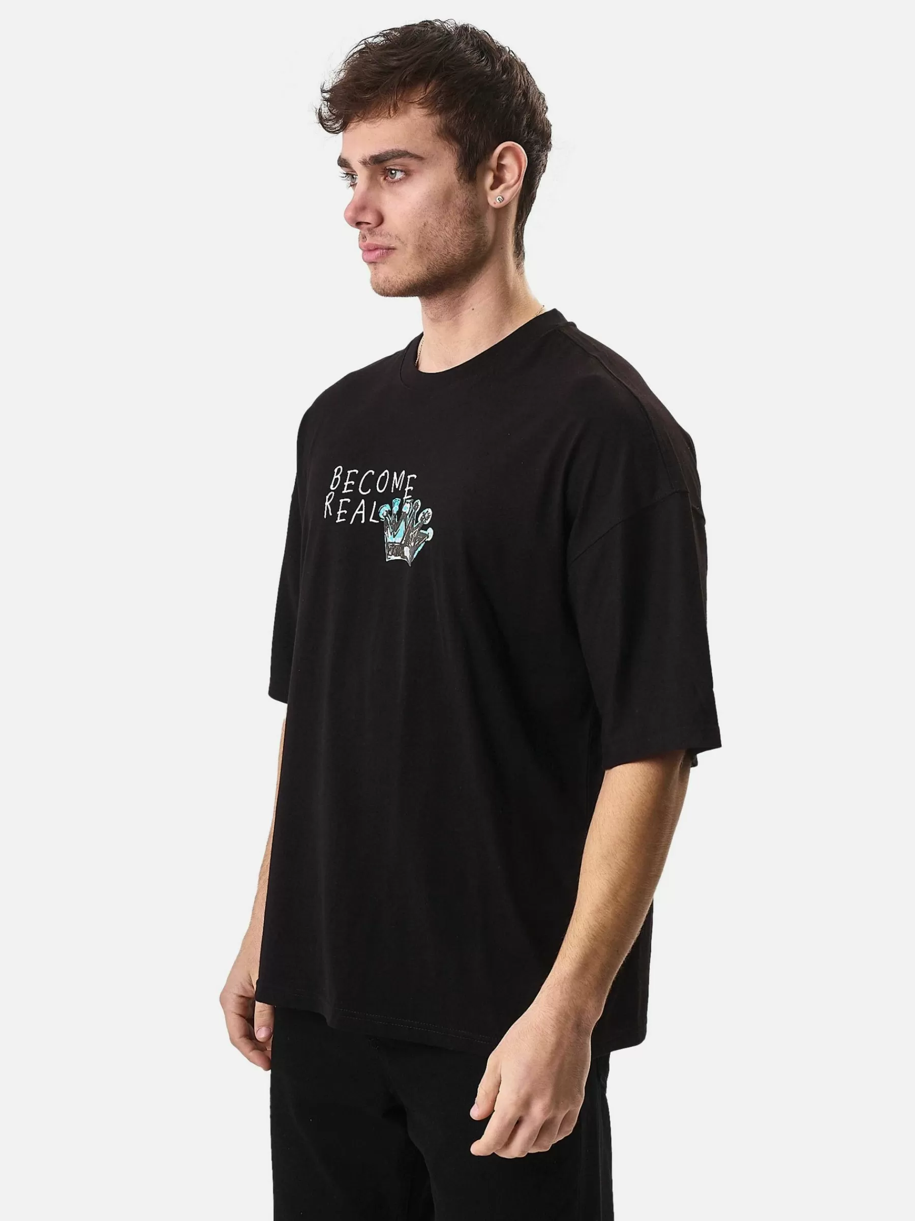 Wam Denim Streetwear<Brodie Black T-Shirt 1053