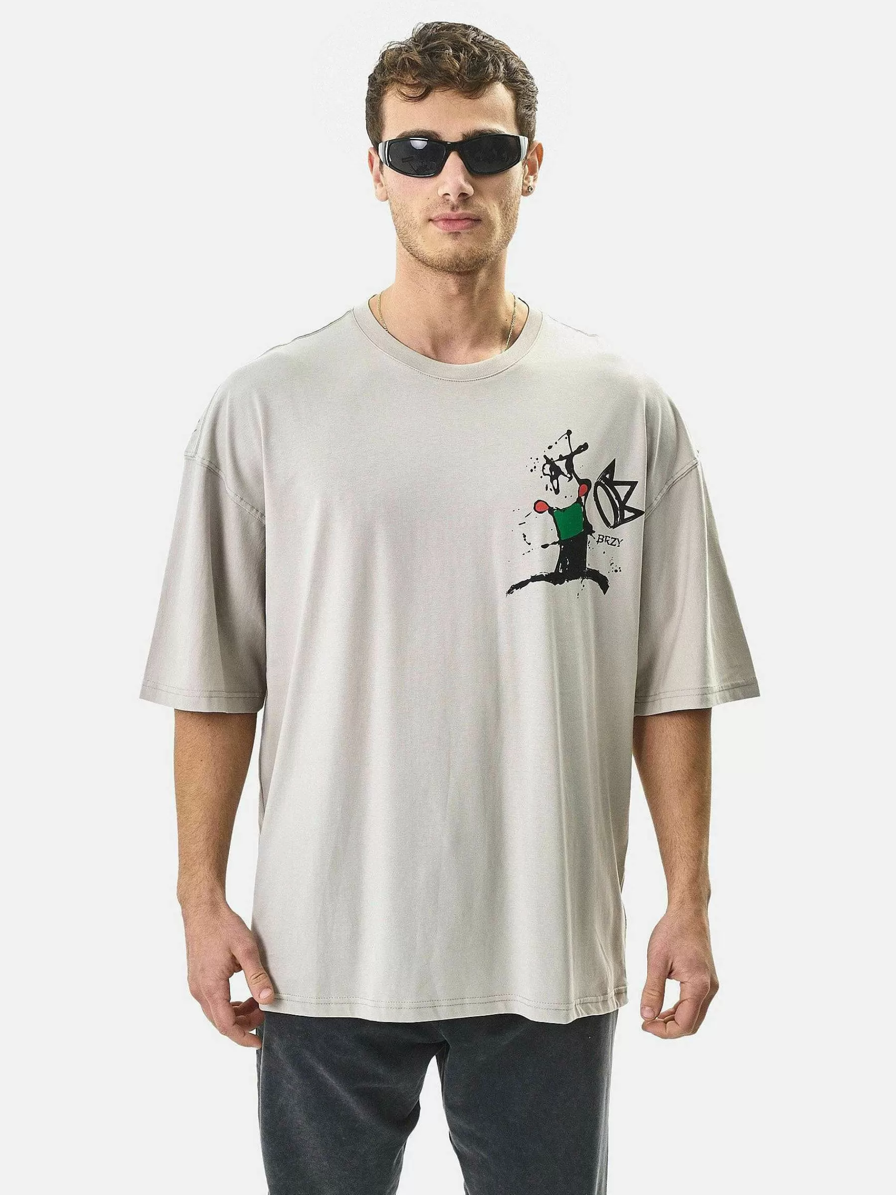Wam Denim Streetwear<Brodie Light Grey T-Shirt