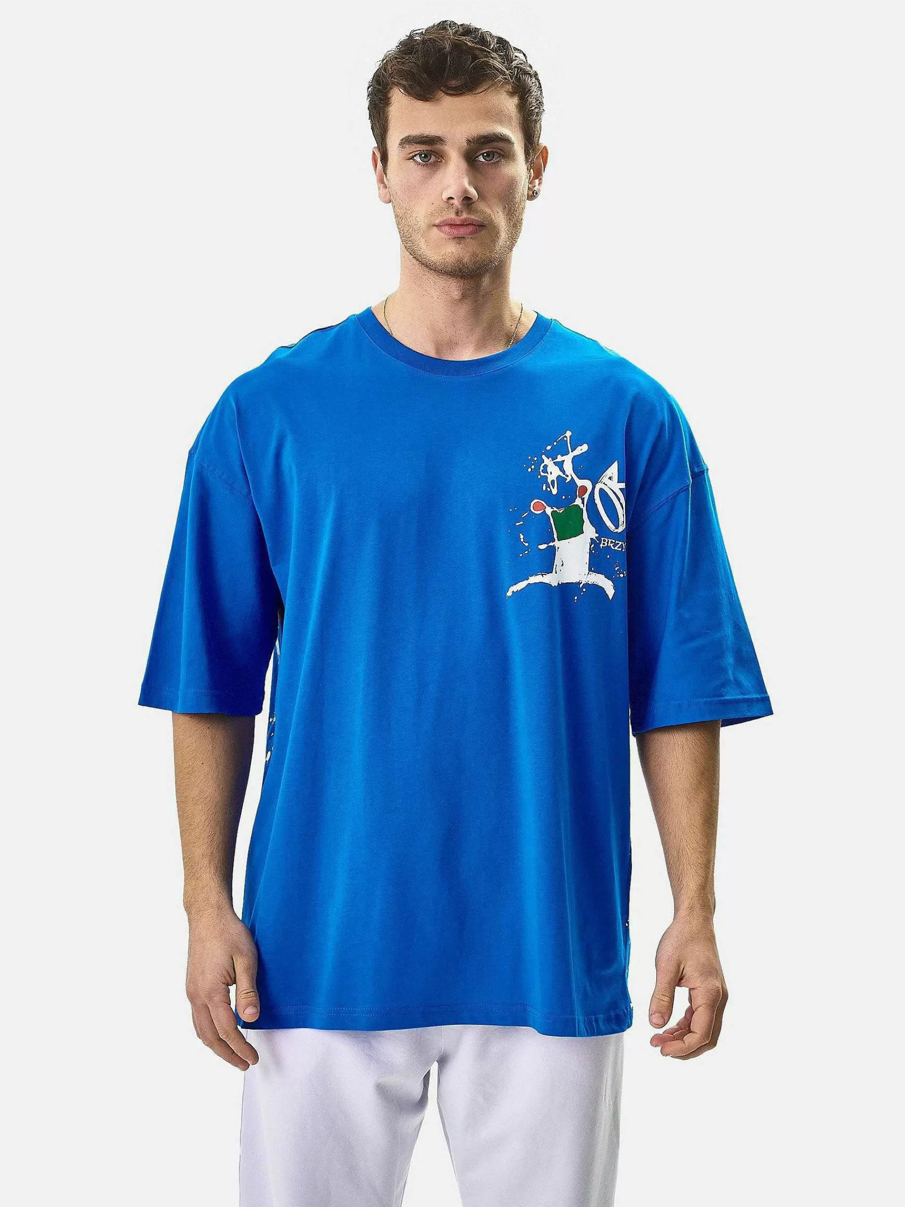 Wam Denim Streetwear<Brodie Royal Blue T-Shirt