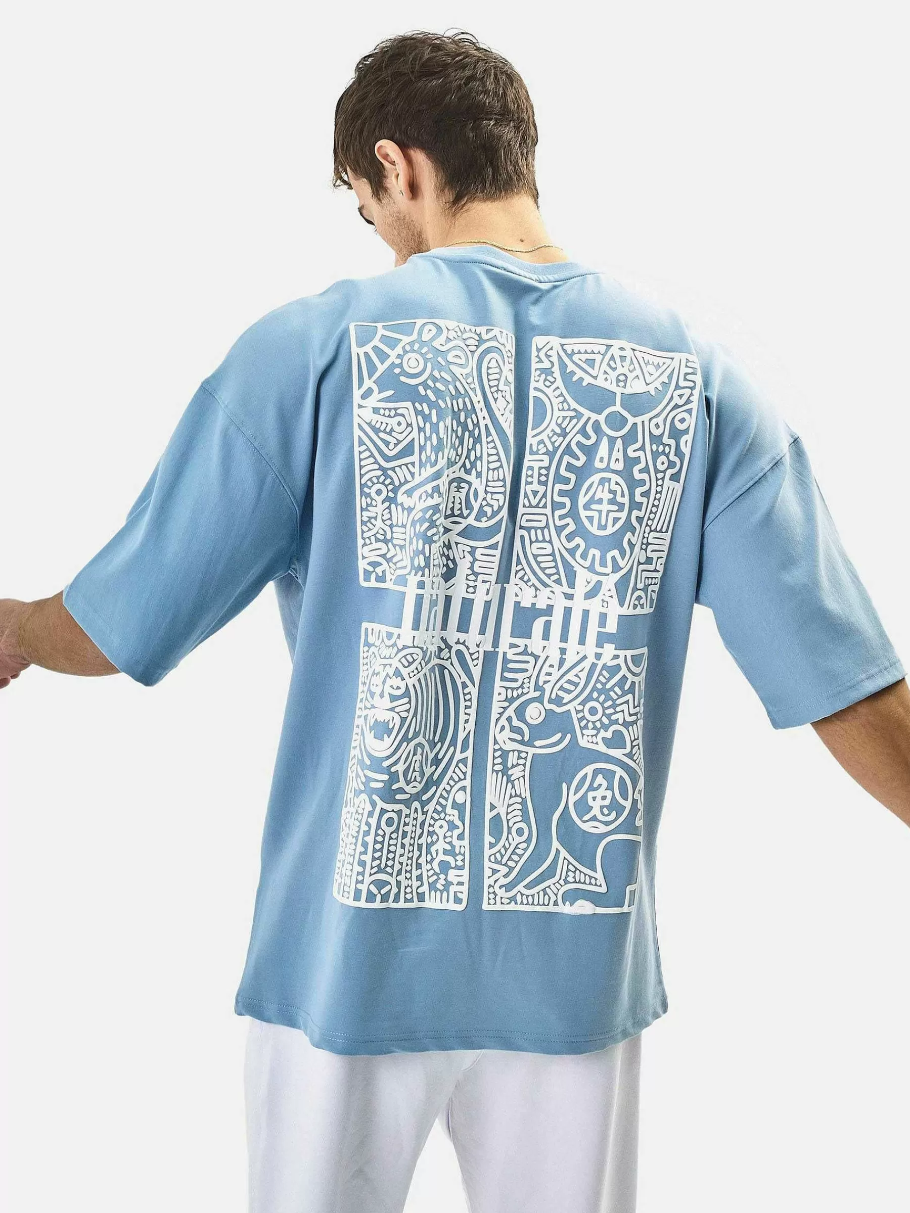 Wam Denim Streetwear<Bryant Light Blue T-Shirt