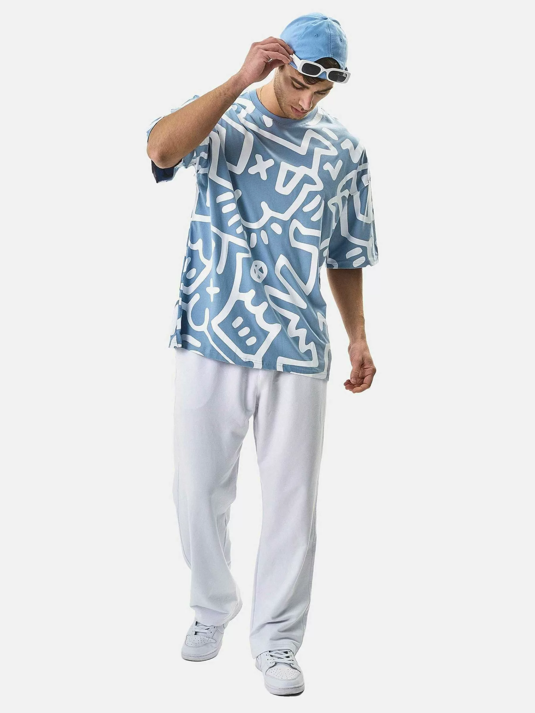 Wam Denim Streetwear<Byron Light Blue T-Shirt