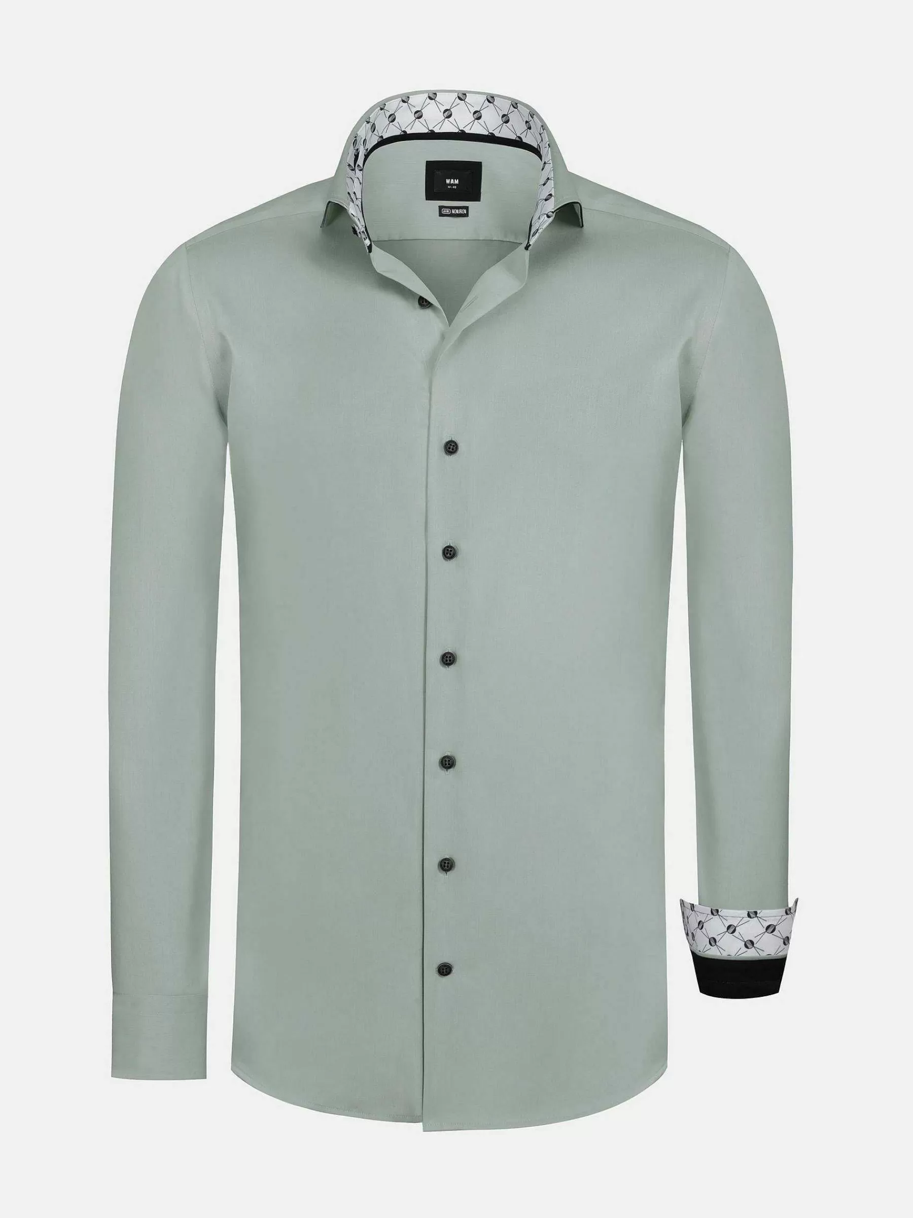 Wam Denim Overhemd Lange Mouwen<Caesar Light Menthol Overhemd