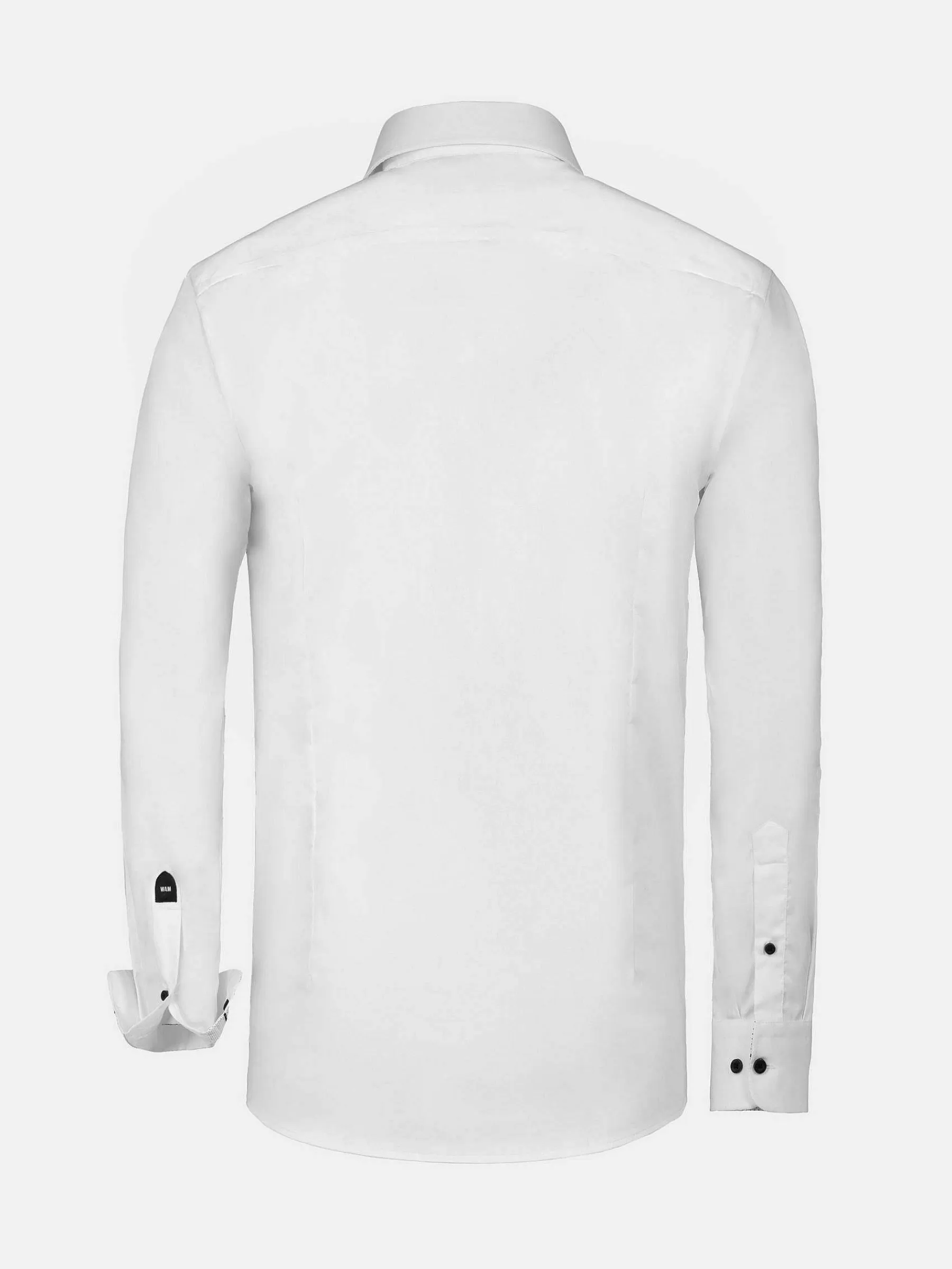 Wam Denim Overhemd Lange Mouwen<Celestial Tailored Fit White Overhemd Lange Mouw