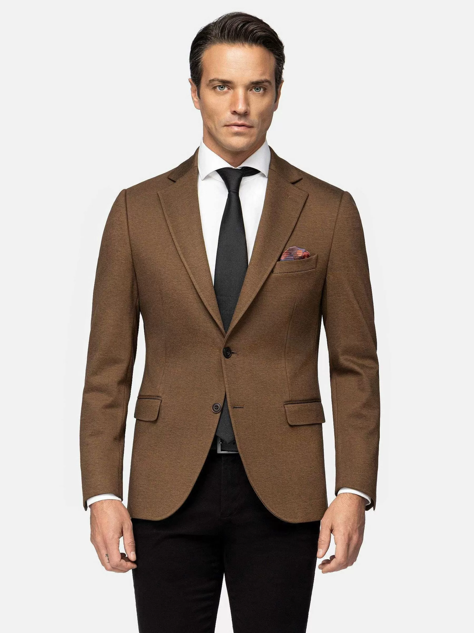 Wam Denim Colberts<Crouse Wide Lapel Brown Colbert
