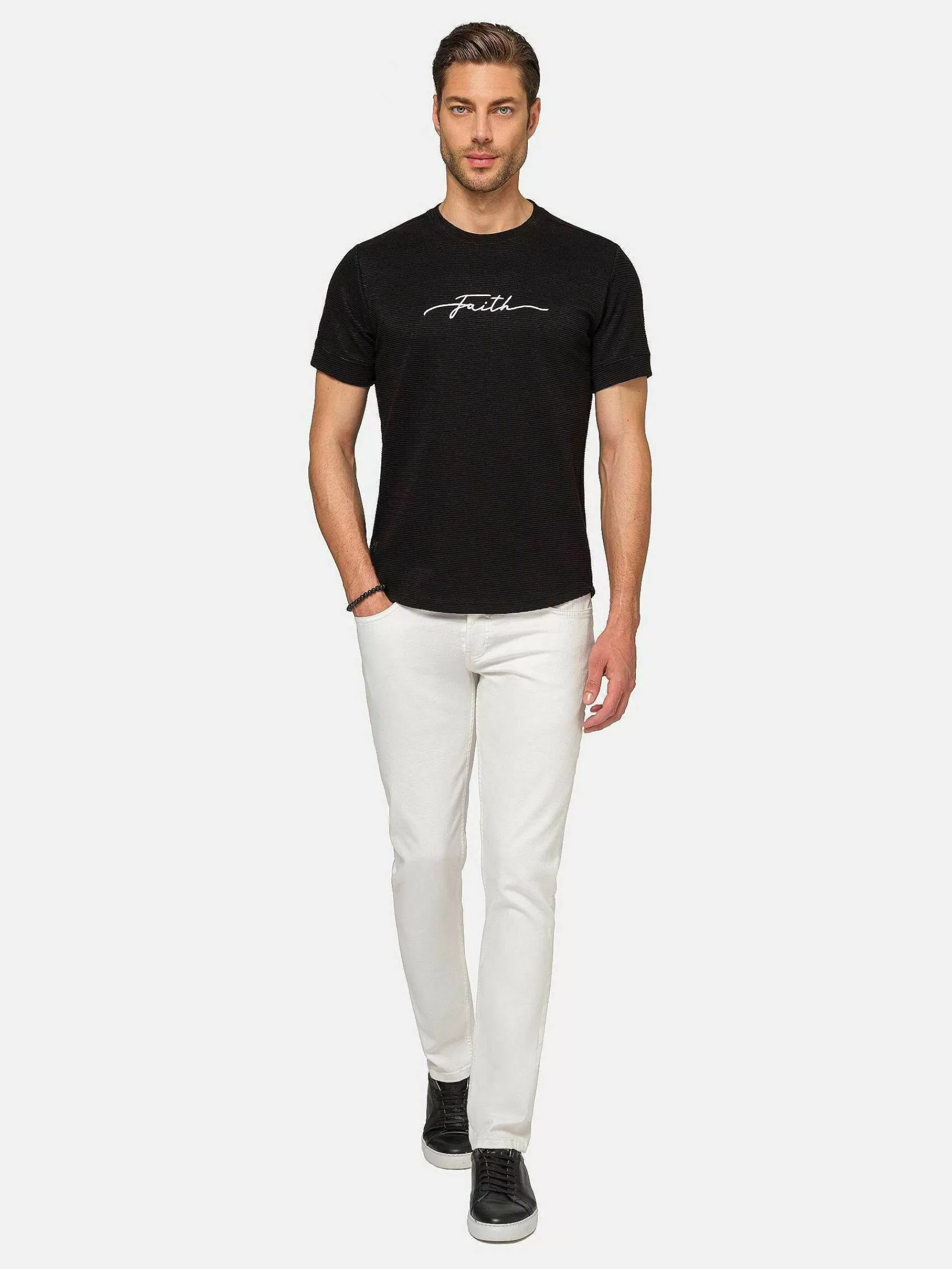 Wam Denim T-Shirts<Dambas Signature Crew Neck T-Shirt Black