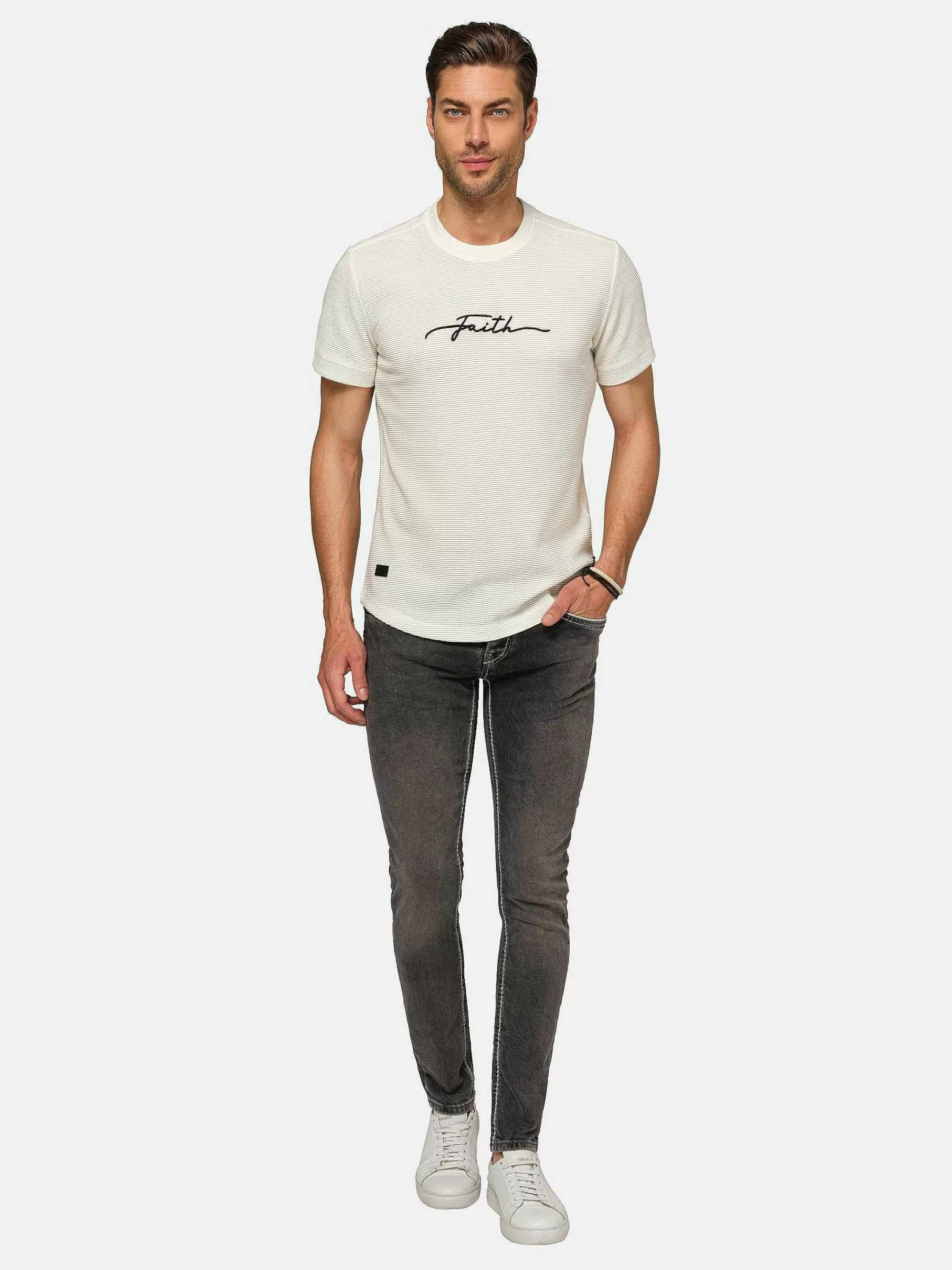 Wam Denim T-Shirts<Dambas Signature Crew Neck T-Shirt Off White