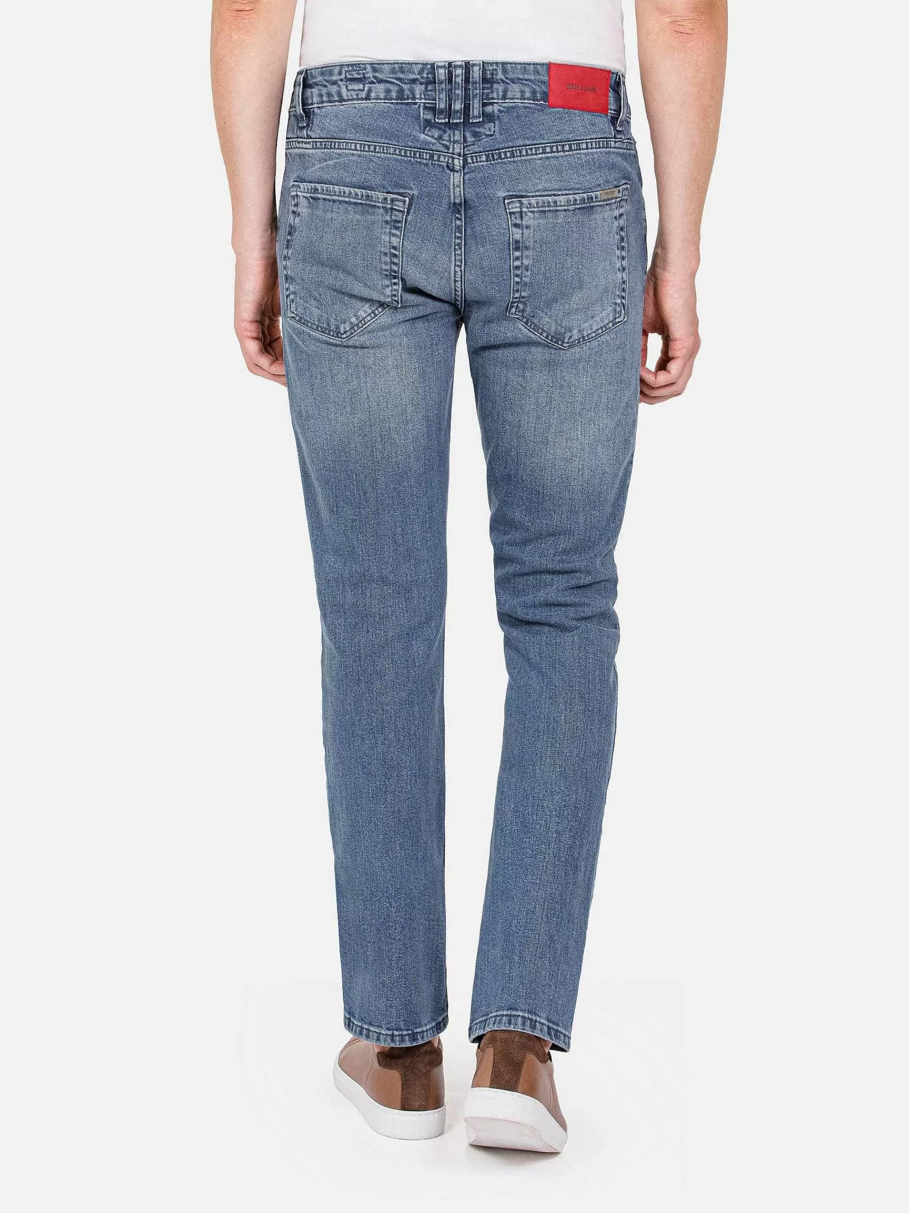 Wam Denim Jeans<Dickinson Tailored Fit Light Navy Jeans