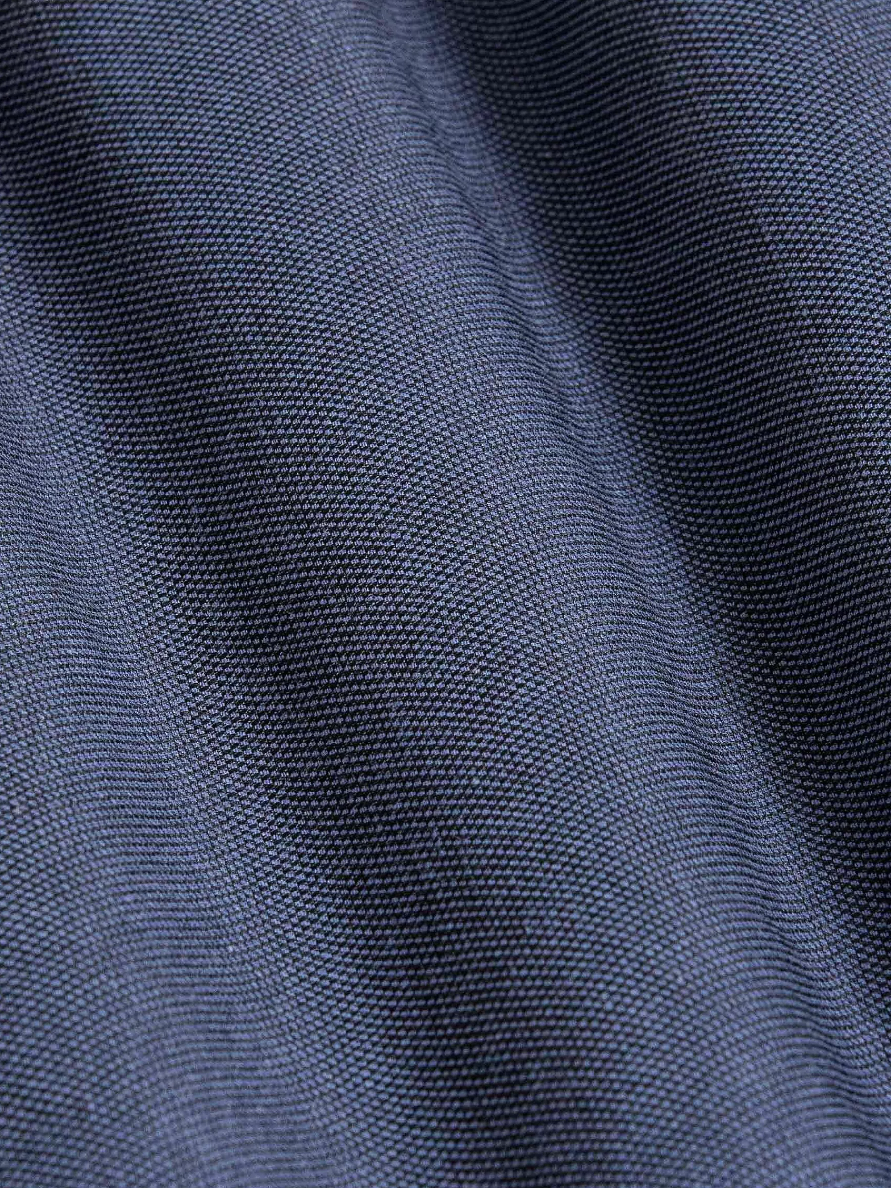 Wam Denim Overhemd Lange Mouwen<Flers Double Collar Dark Indigo Overhemd Lange Mouw