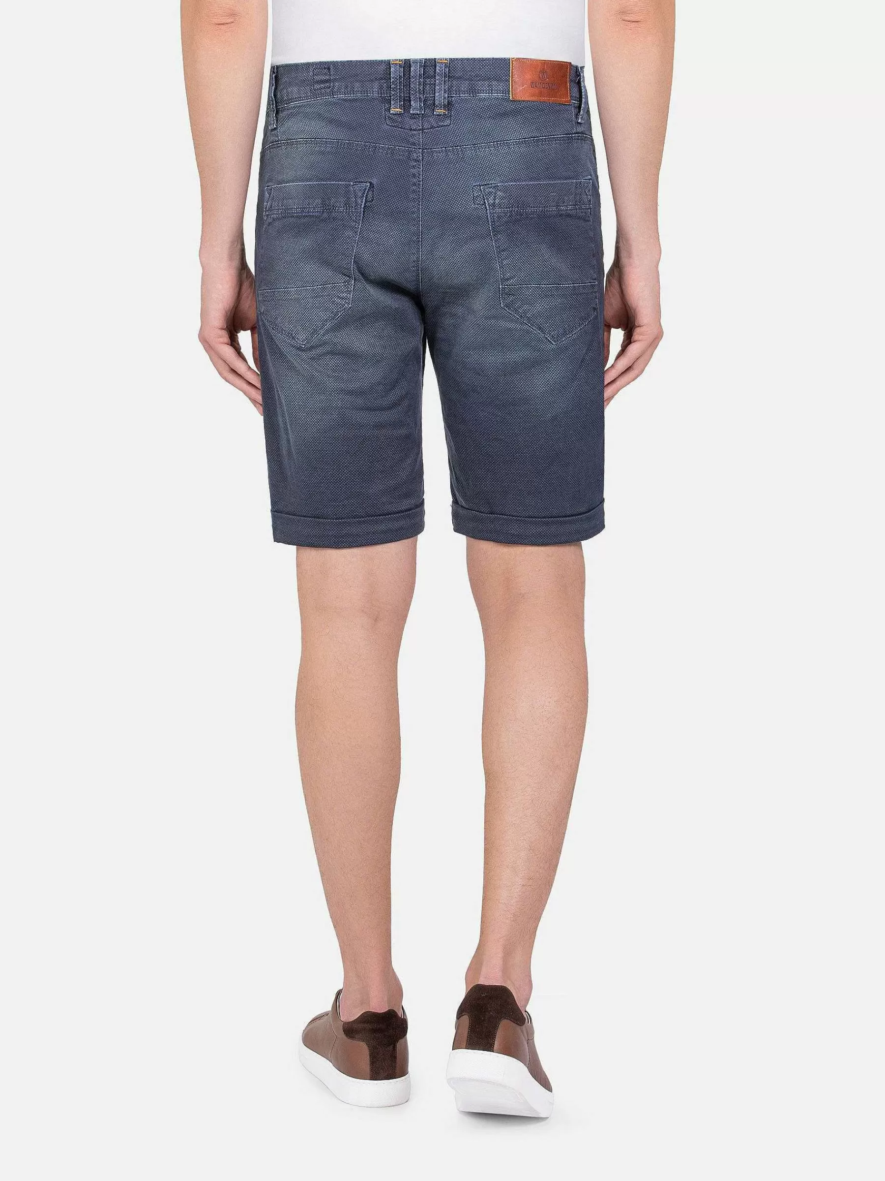 Wam Denim Shorts<Gary Navy Denim Regular Fit Korte Broek