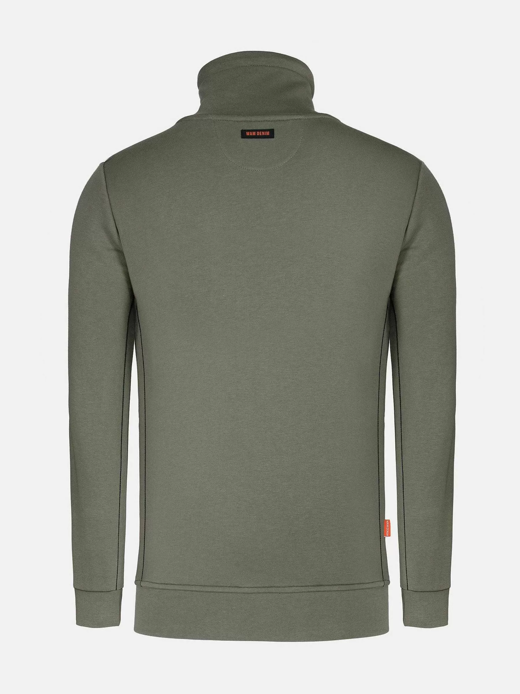 Wam Denim Sweaters<Hawaiian High Neck Khaki Sweater