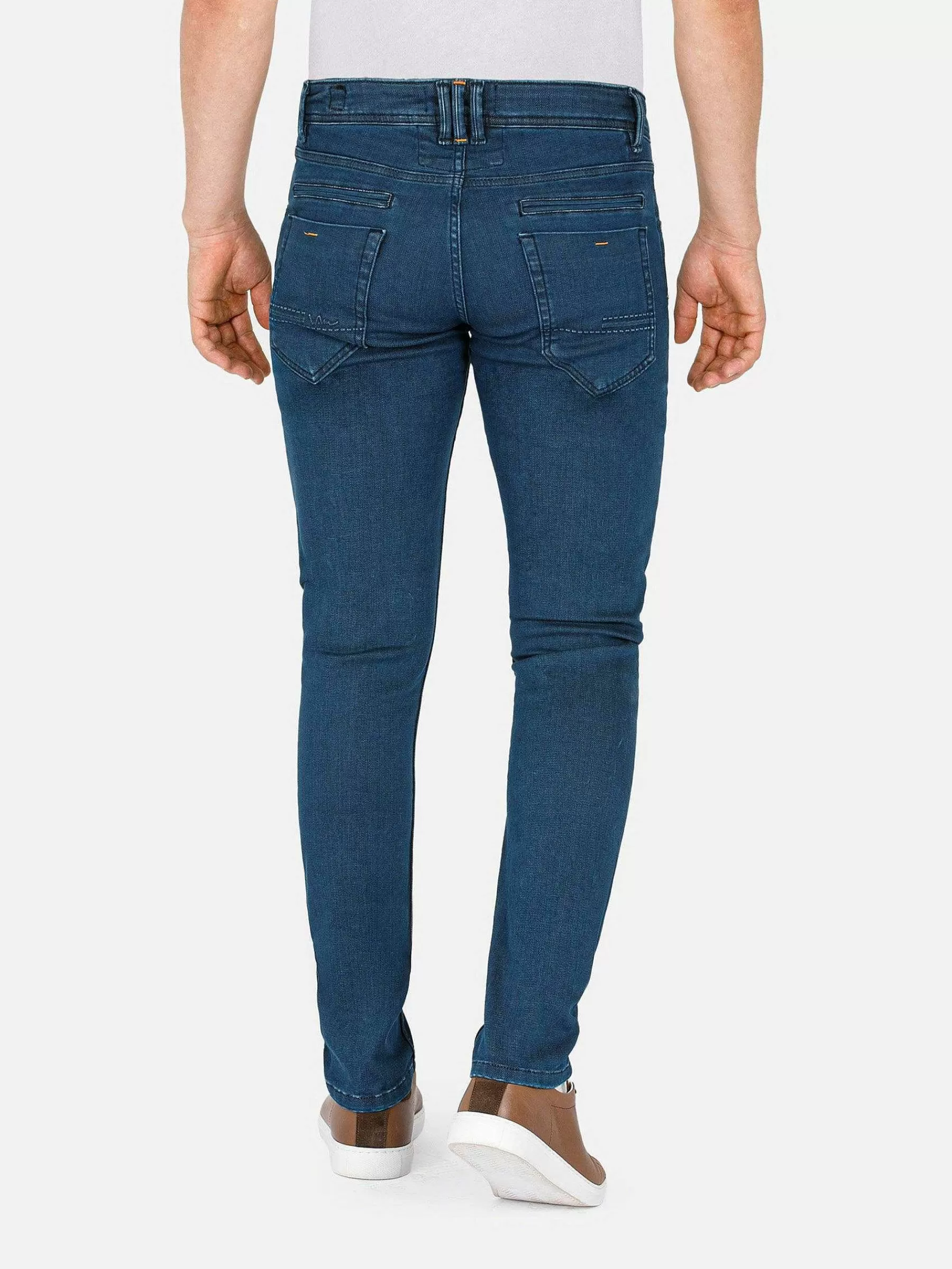 Wam Denim Jeans<Hendrix Twill Pattern Light Navy Jeans