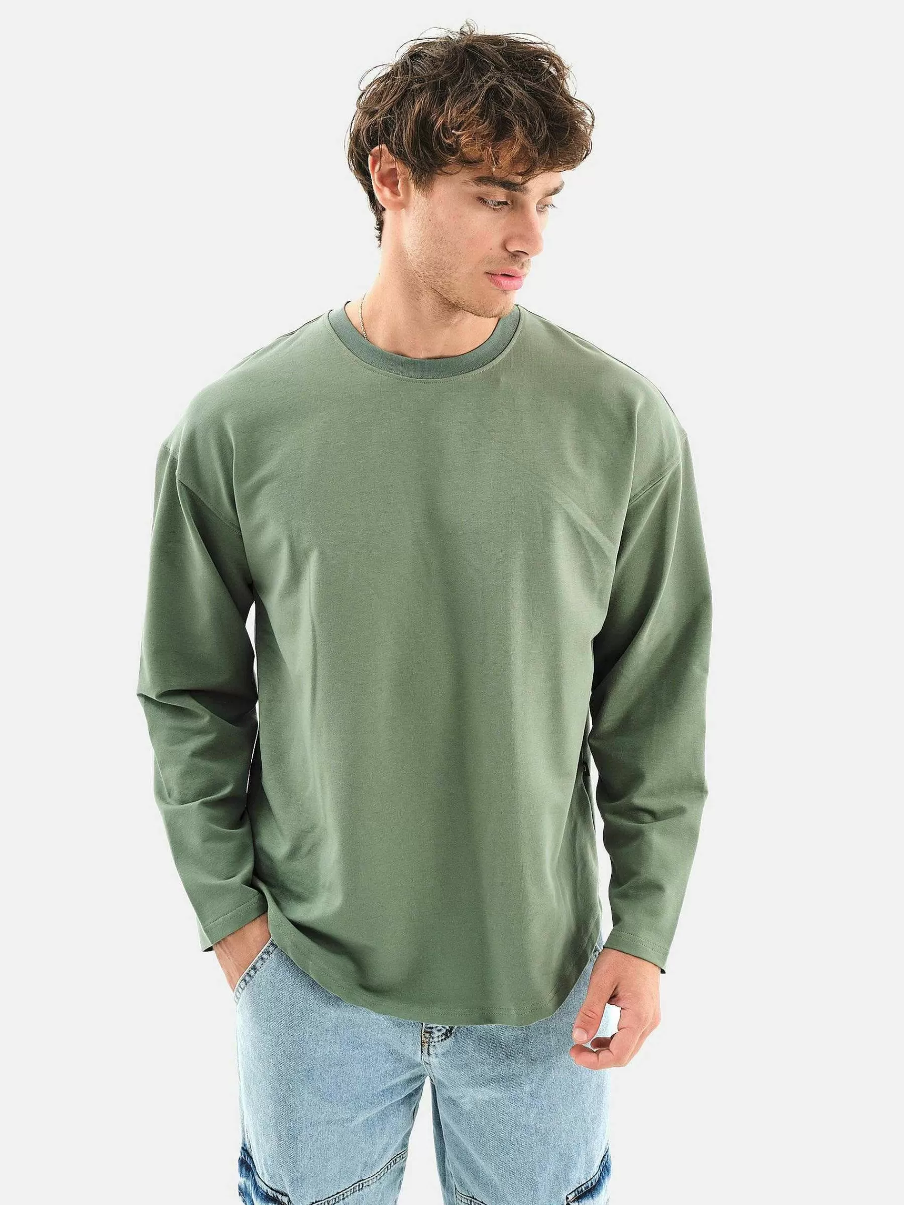 Wam Denim Streetwear<Jakob Dark Green Sweater