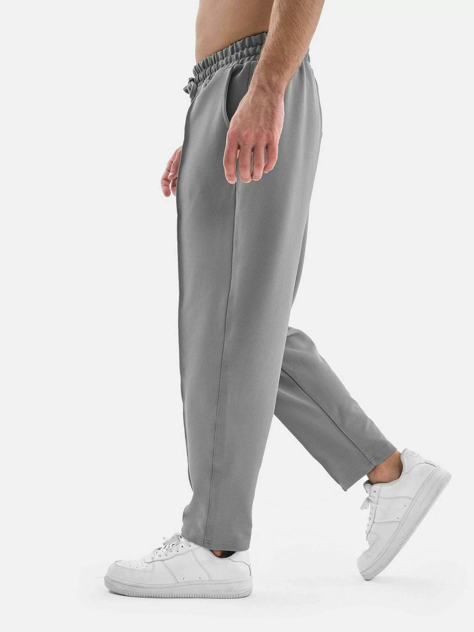 Wam Denim Streetwear<Jones Grey Trouser 3090