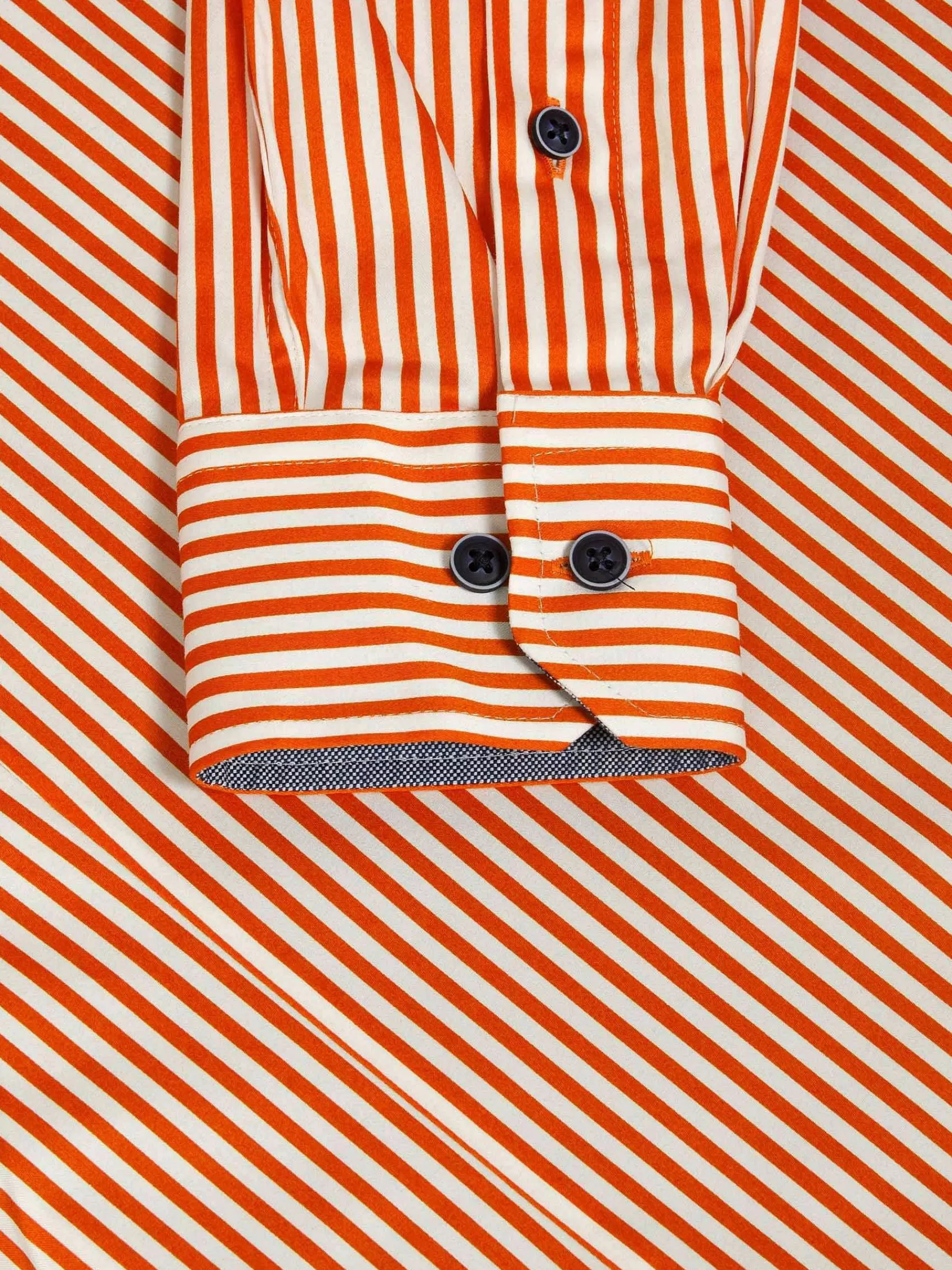Wam Denim Overhemd Lange Mouwen<Kevin Regular Fit Orange Overhemd