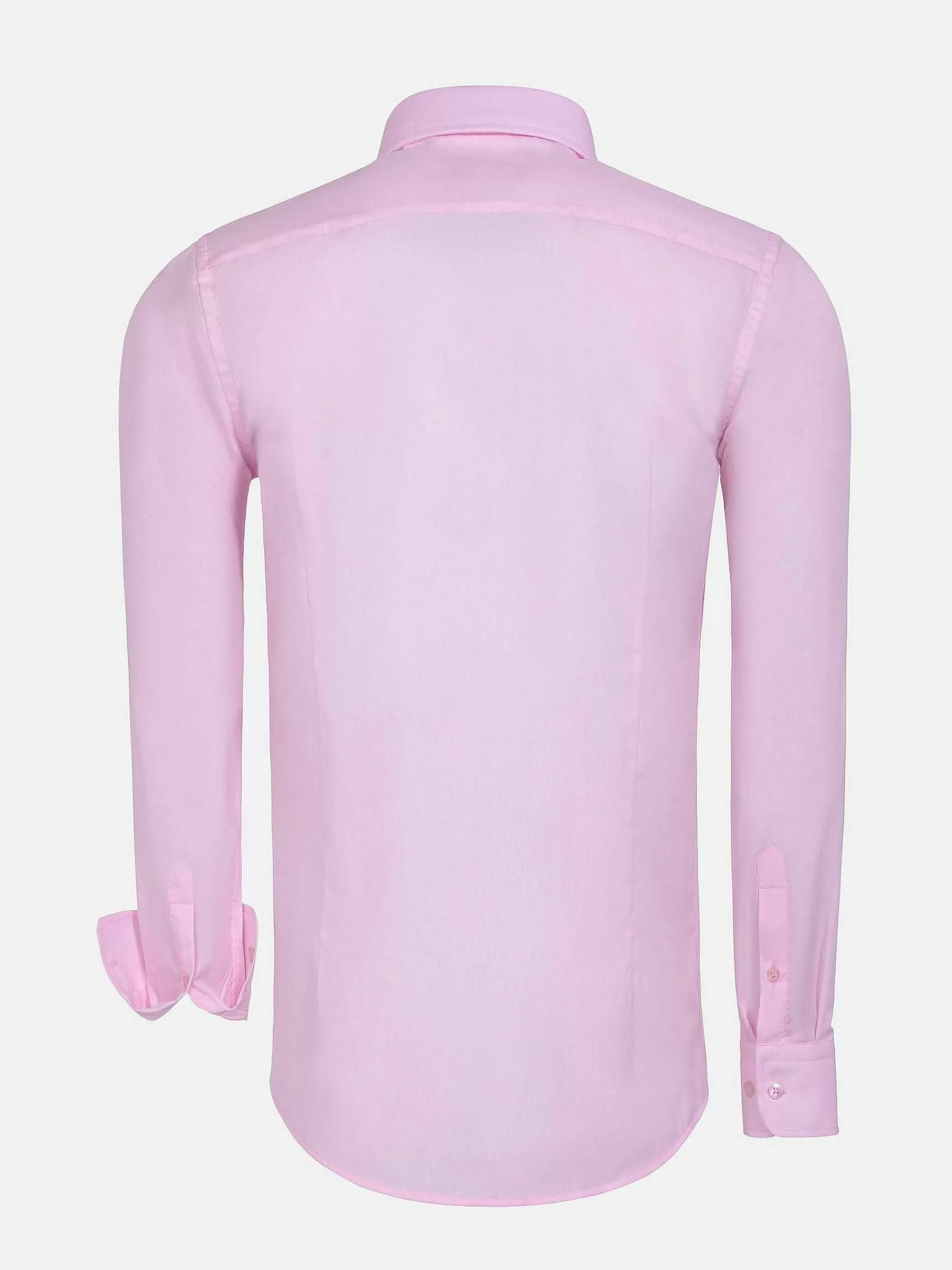 Wam Denim Overhemd Lange Mouwen<Leira Solid Pink Overhemd Lange Mouw