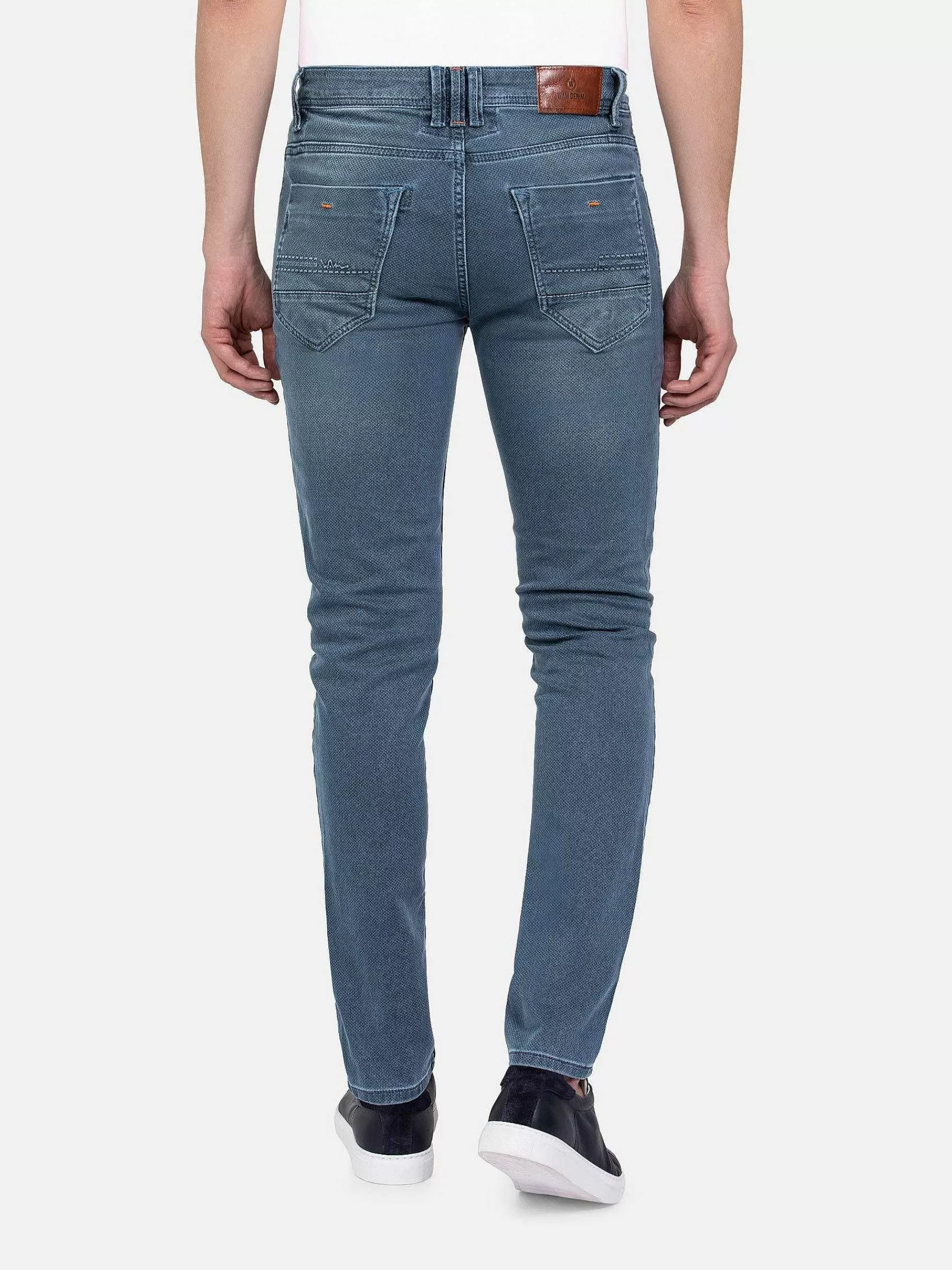 Wam Denim Jeans<Mallem Slim Fit Light Wash Light Navy Jean