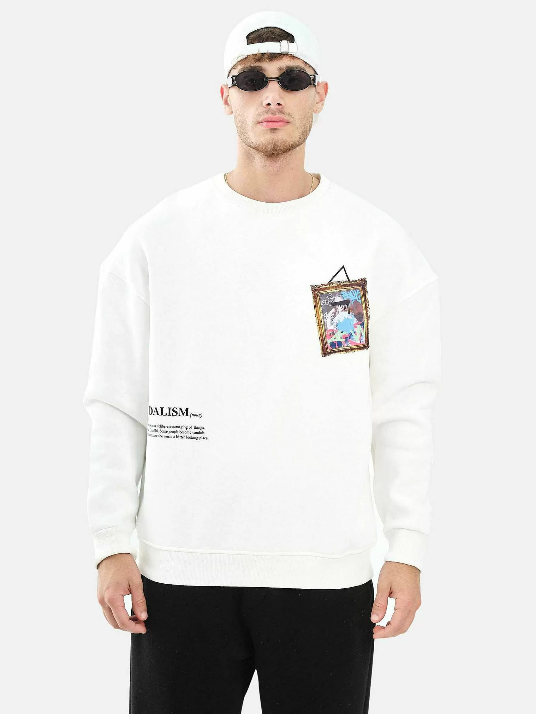 Wam Denim Streetwear<Melvin Off-White Sweater