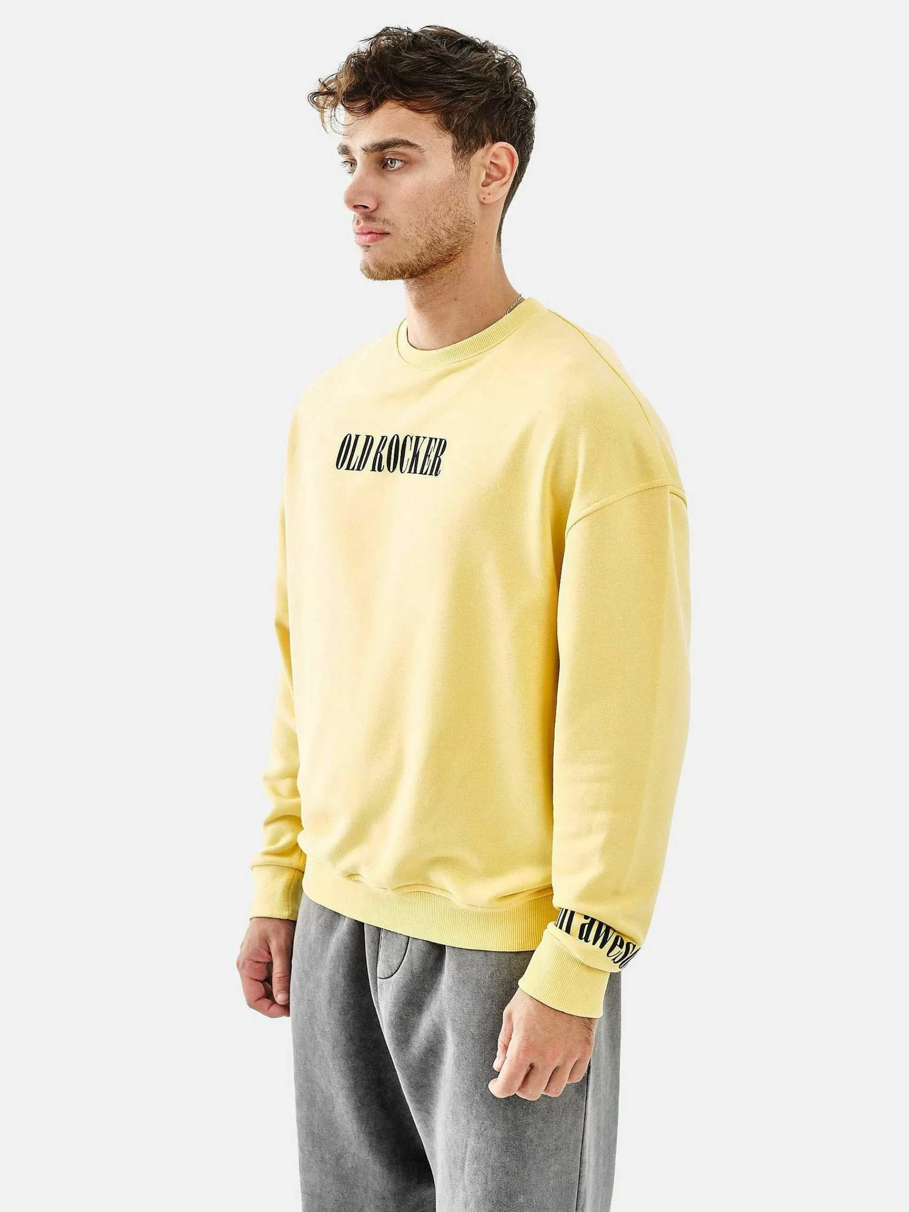 Wam Denim Streetwear<Melvin Regular Fit Yellow Sweater