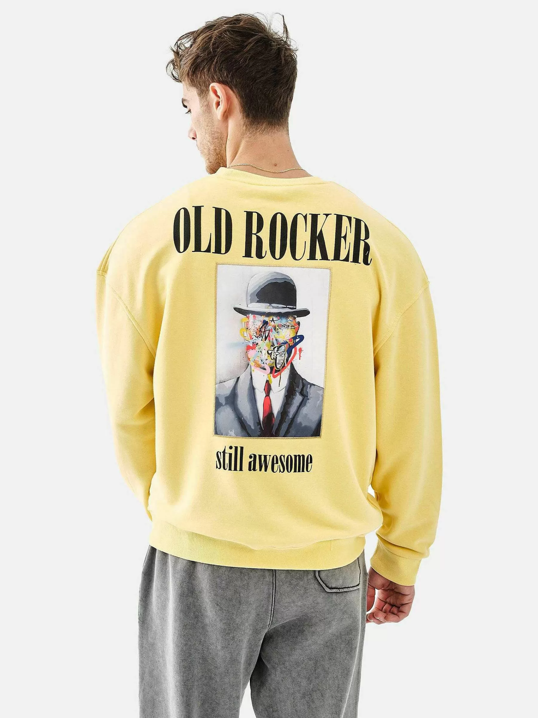 Wam Denim Streetwear<Melvin Regular Fit Yellow Sweater