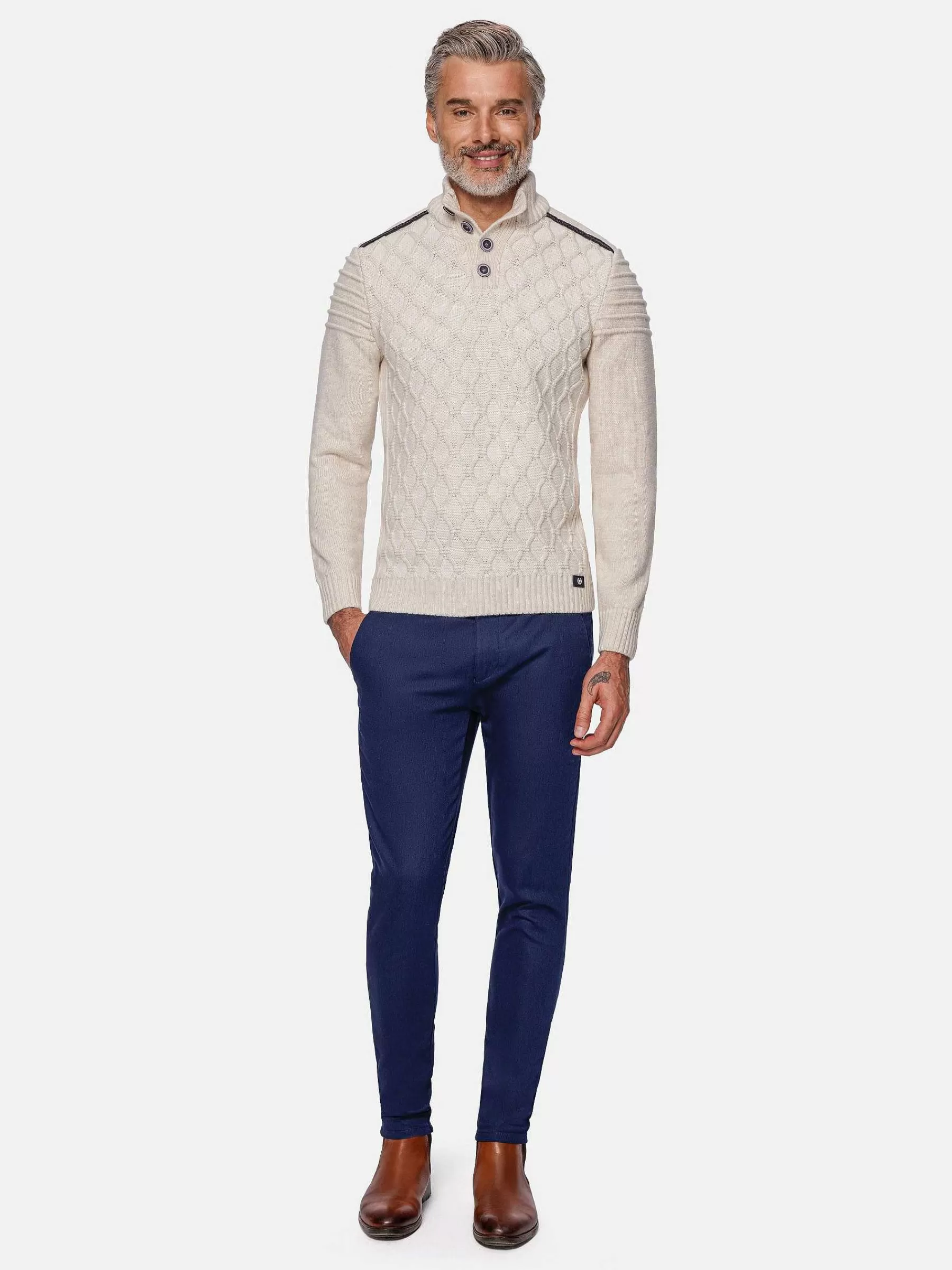 Wam Denim Truien<Minevre Pattern Beige Truien