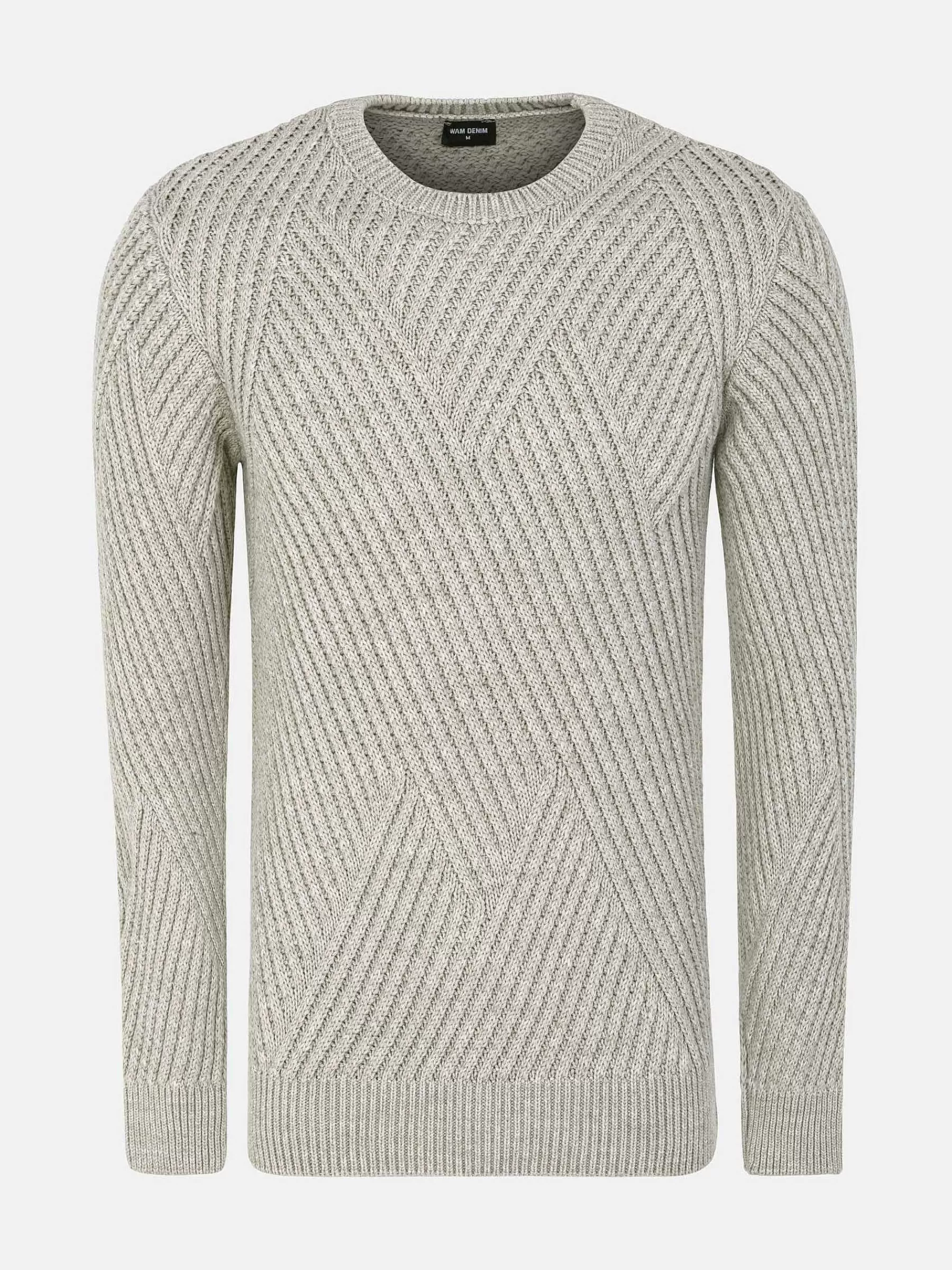 Wam Denim Truien<Minnesota Pattern Crew Neck Beige Truien