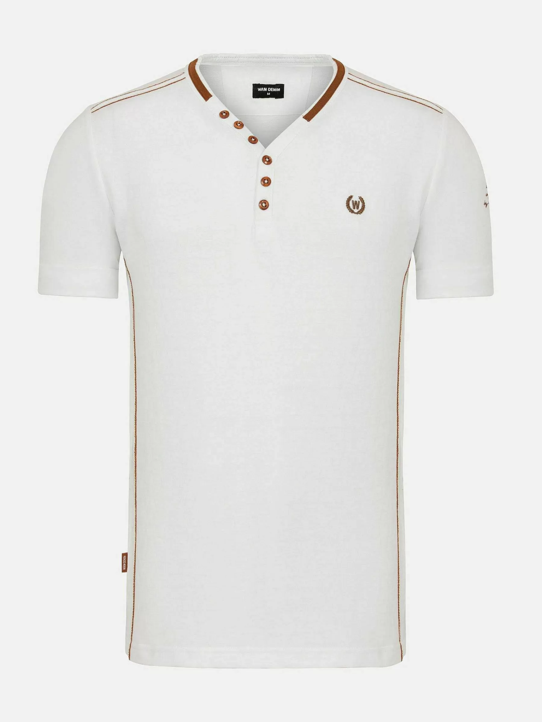 Wam Denim T-Shirts<Morpheus Slim Fit Stretched White T-Shirt