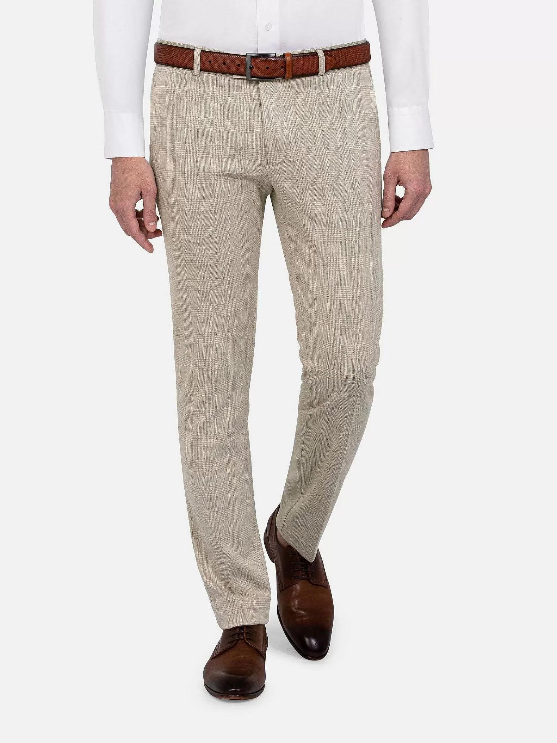 Wam Denim Pantalons<Mustaine Micro Patterned Beige Pants