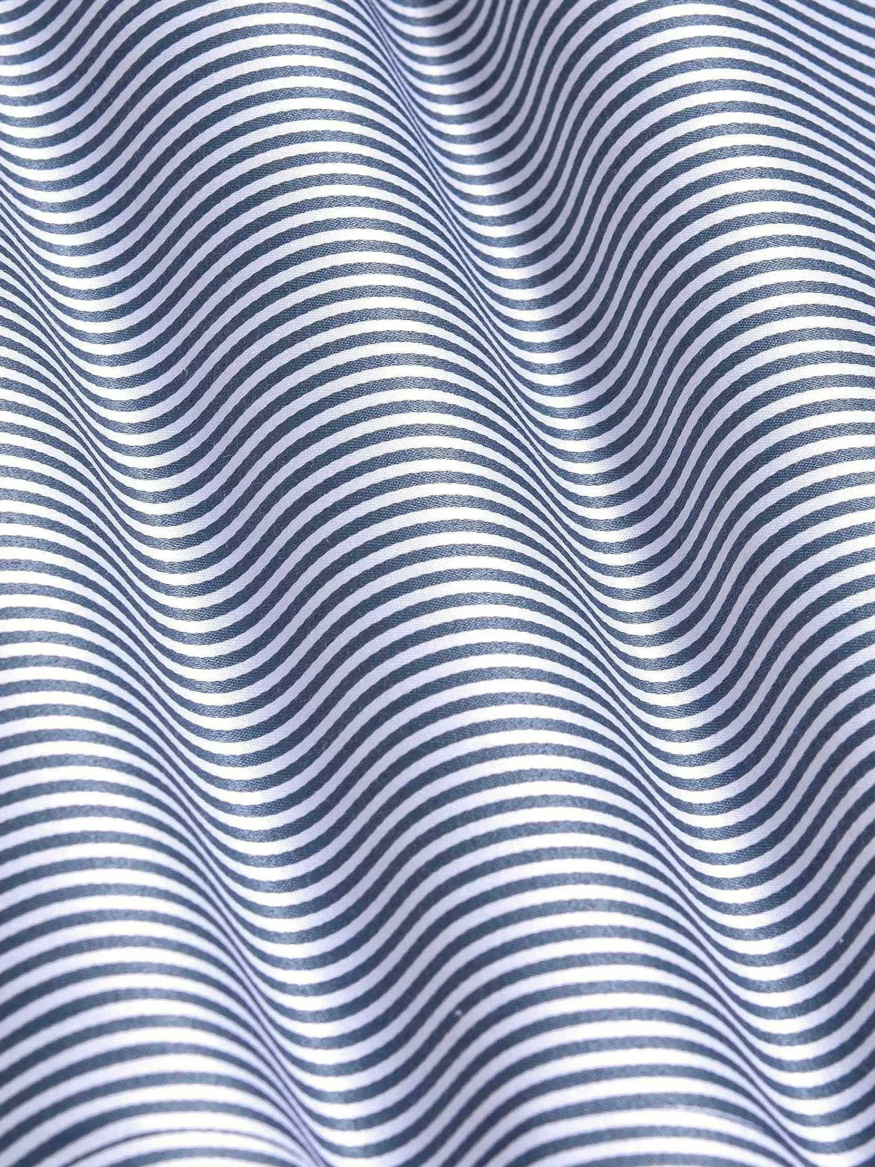 Wam Denim Overhemd Lange Mouwen<Nancy Anthracite Striped Overhemd Lange Mouw
