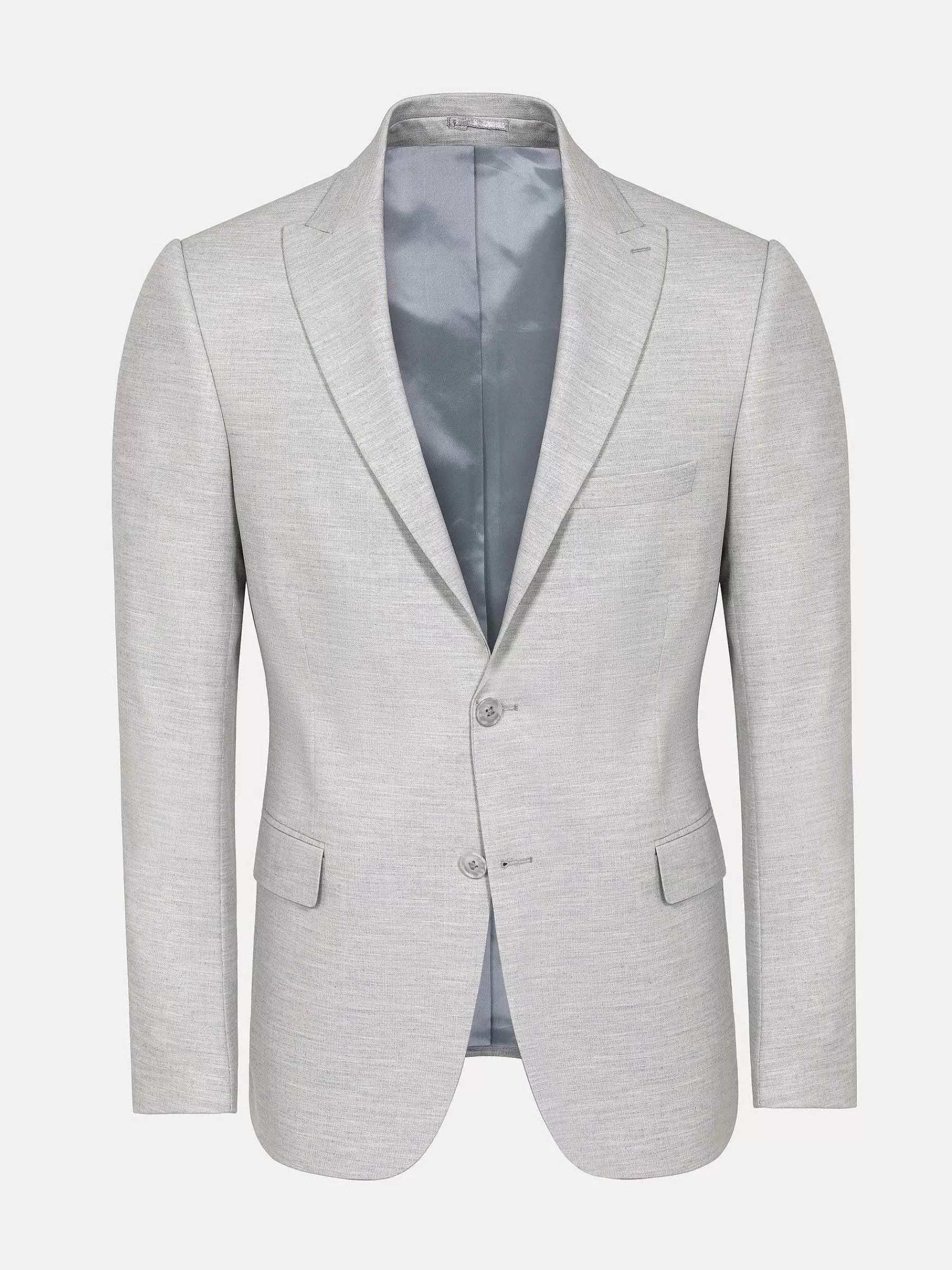Wam Denim Colberts<Newsted Comfort Wide Lapel Light Grey Colbert