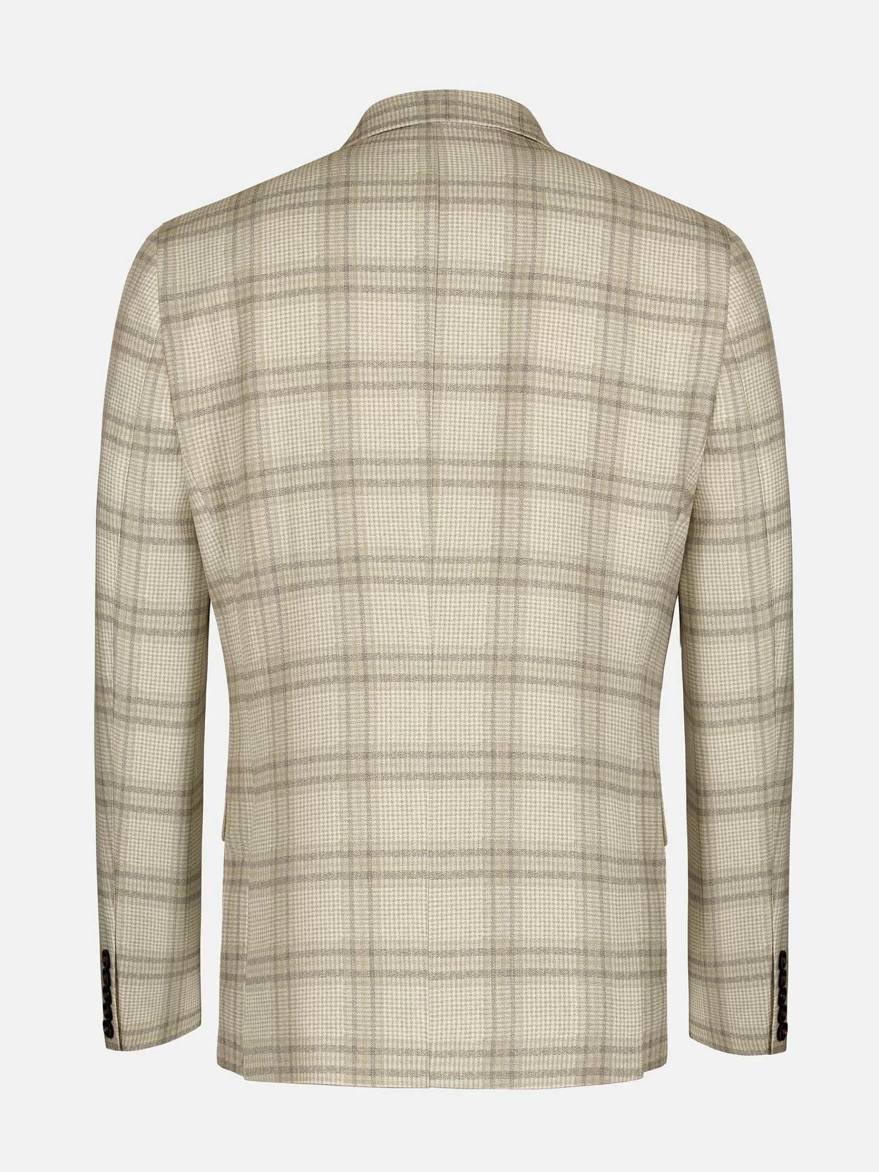 Wam Denim Colberts<Nico Single Breasted Check Beige Colbert
