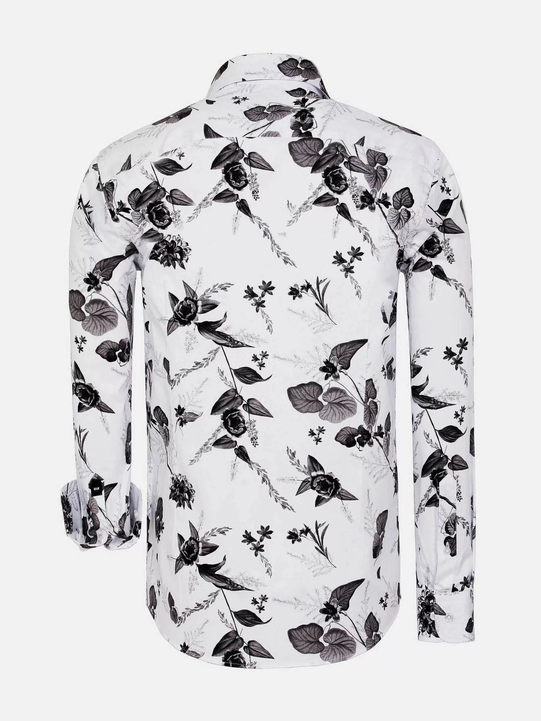 Wam Denim Overhemd Lange Mouwen<Oasis White Floral Print Overhemd Lange Mouw