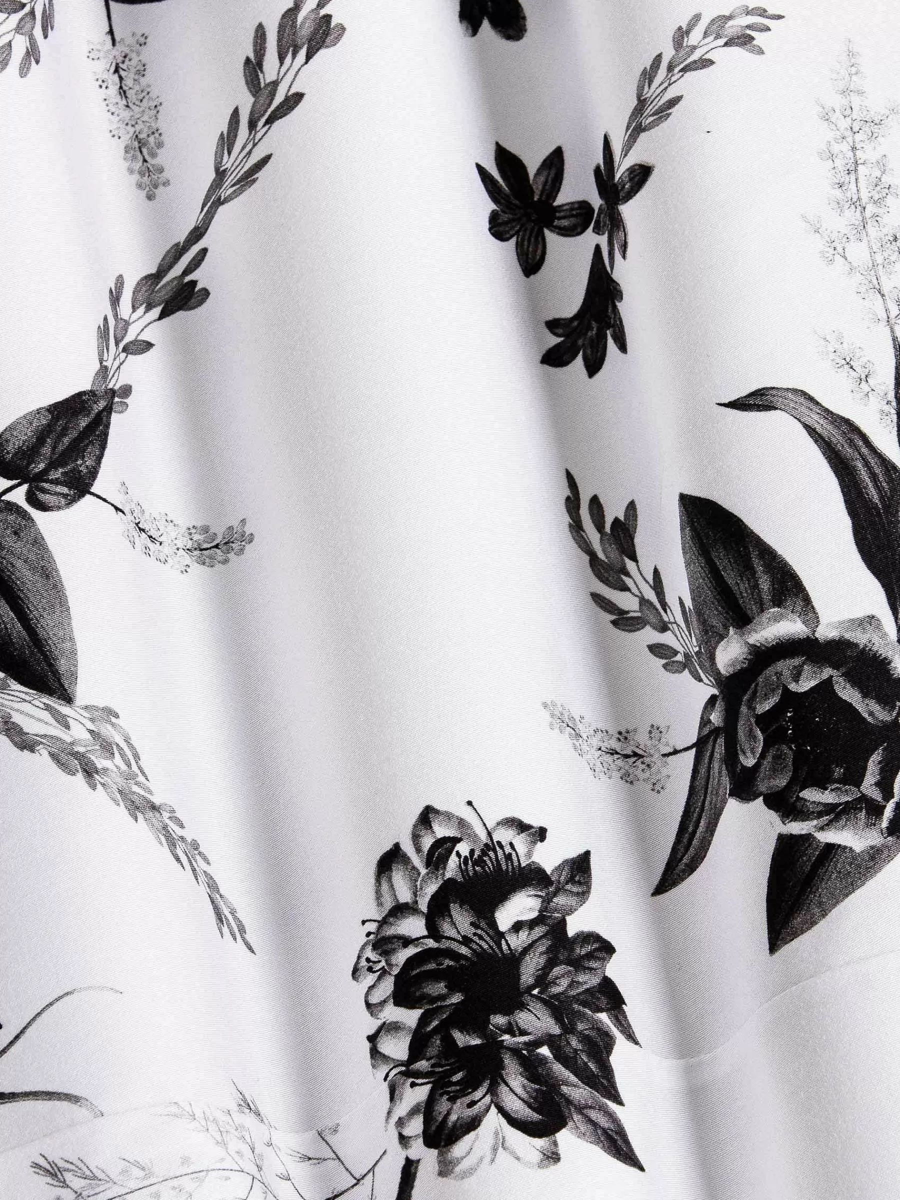 Wam Denim Overhemd Lange Mouwen<Oasis White Floral Print Overhemd Lange Mouw