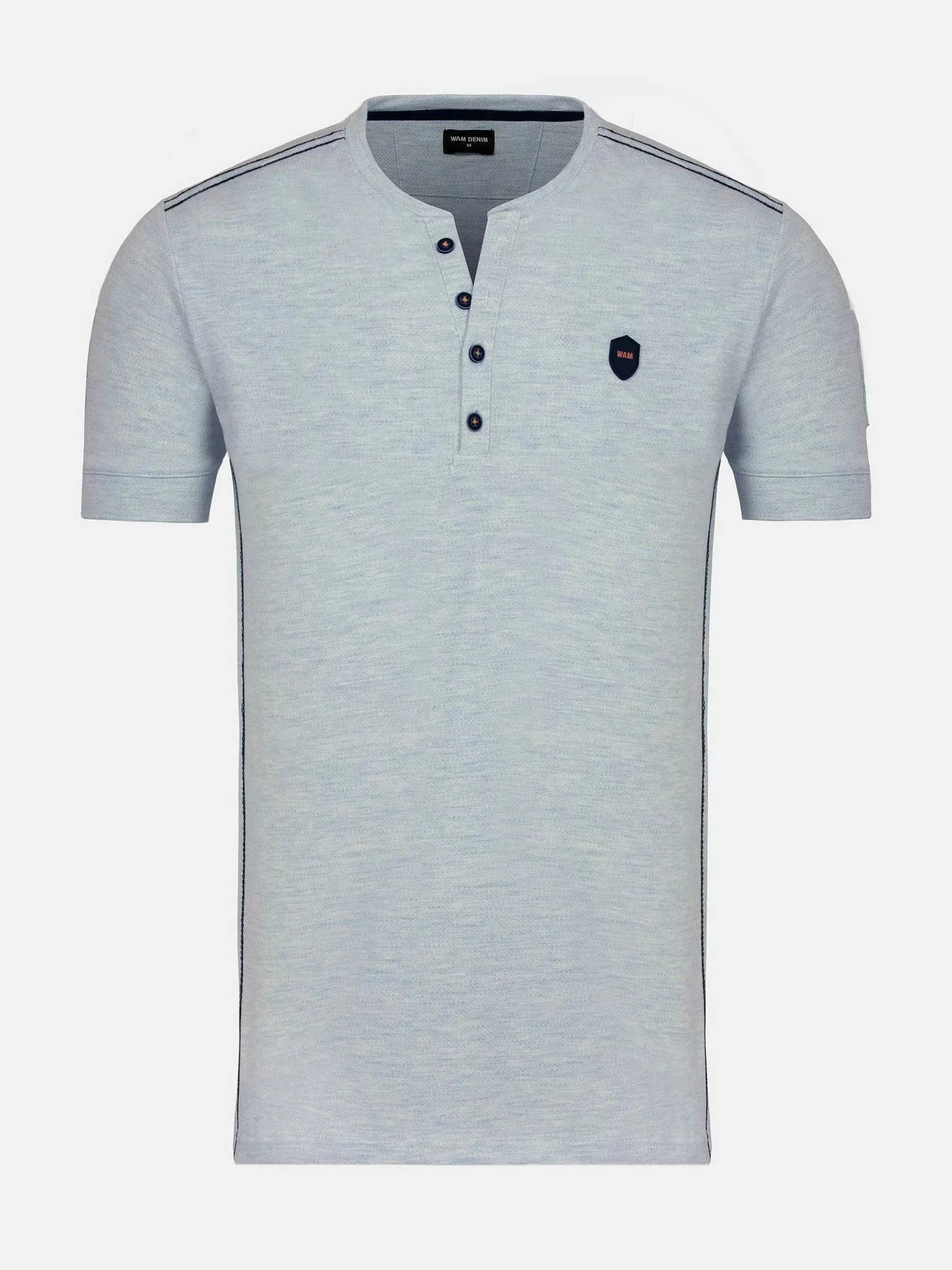 Wam Denim T-Shirts<Oberursel Slim Fit Blue T-Shirt