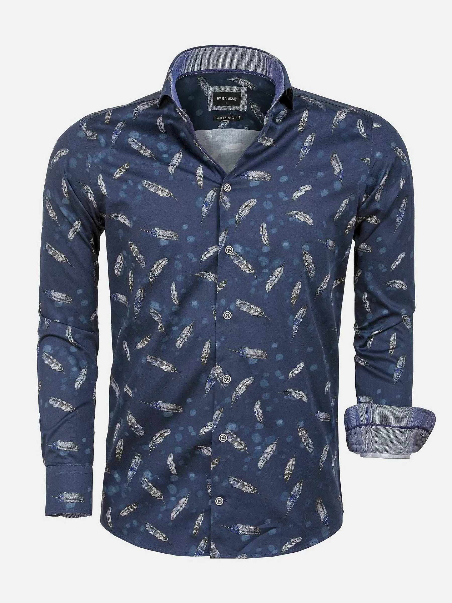 Wam Denim Overhemd Lange Mouwen<Overhemd 75602 Murcia Navy