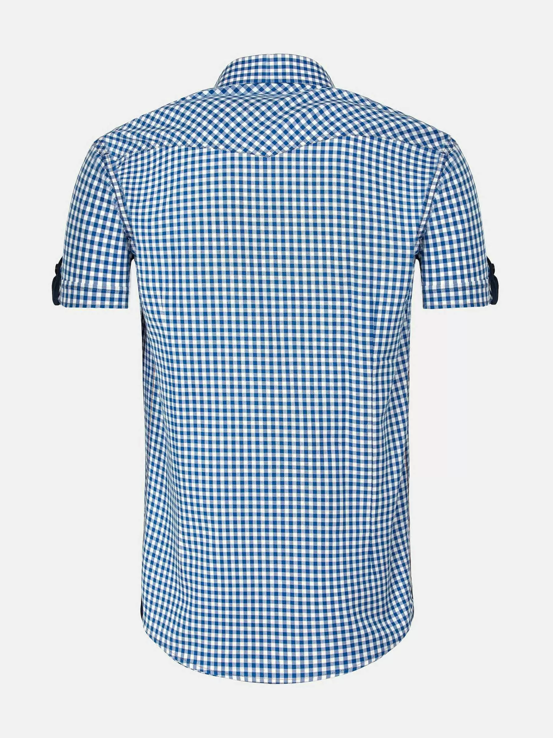 Wam Denim Overhemd Korte Mouwen<Overhemd Korte Mouw 75783 Hugo R.Blue