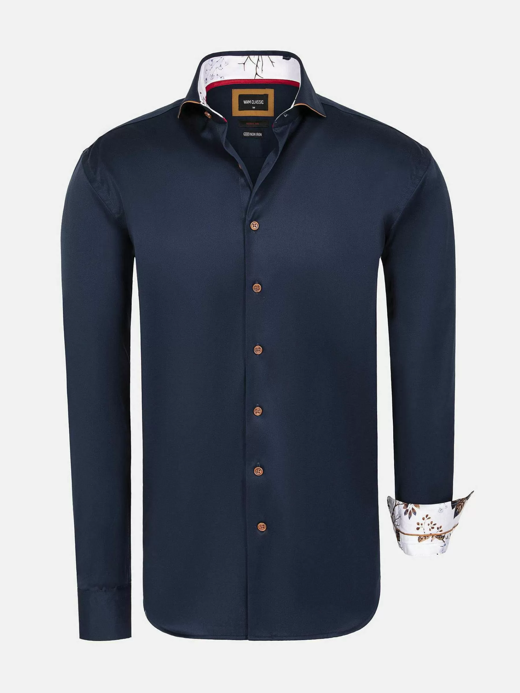 Wam Denim Overhemd Lange Mouwen<Overhemd Lange Mouw 59014 Brizon Navy