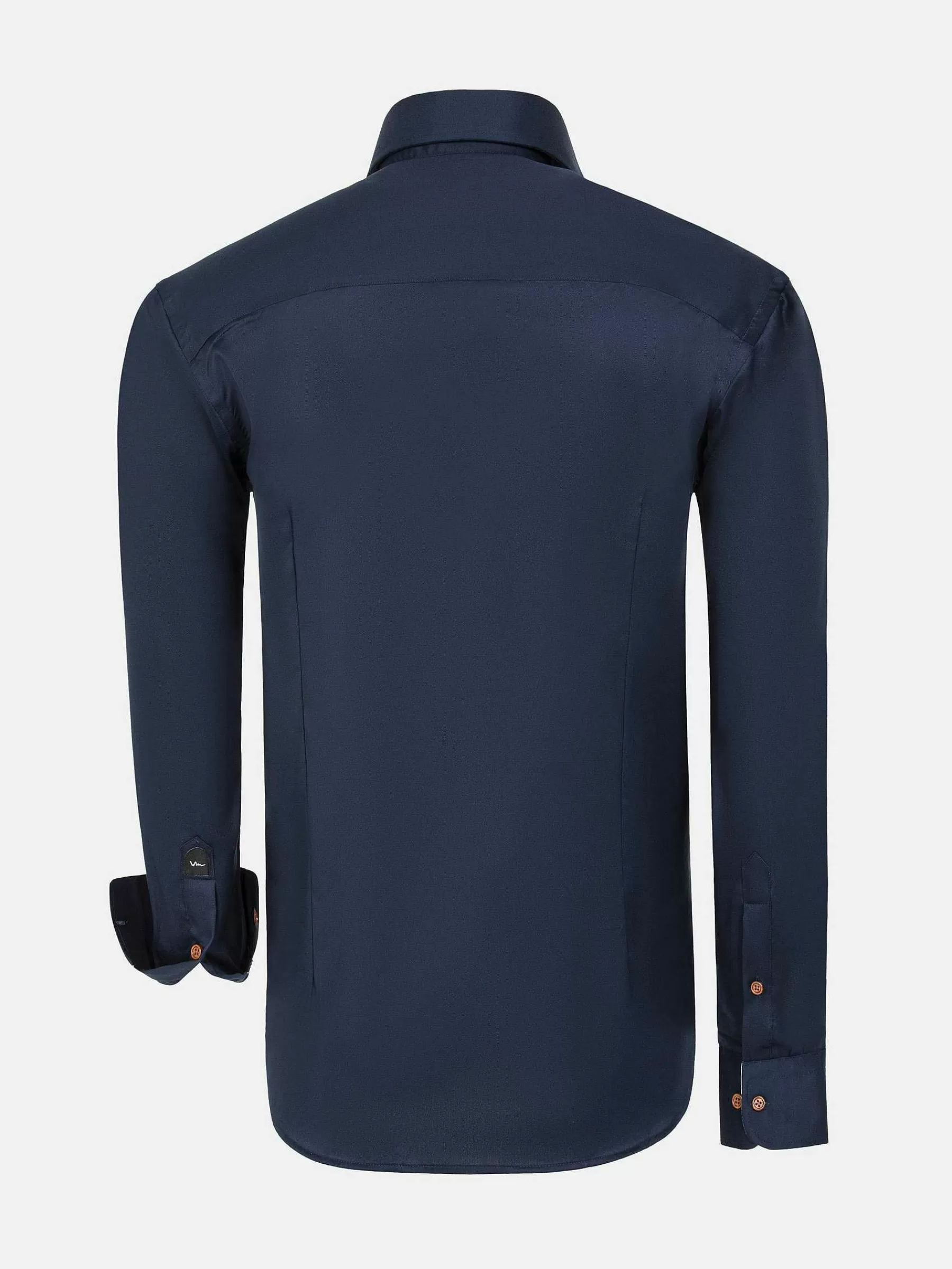 Wam Denim Overhemd Lange Mouwen<Overhemd Lange Mouw 59014 Brizon Navy